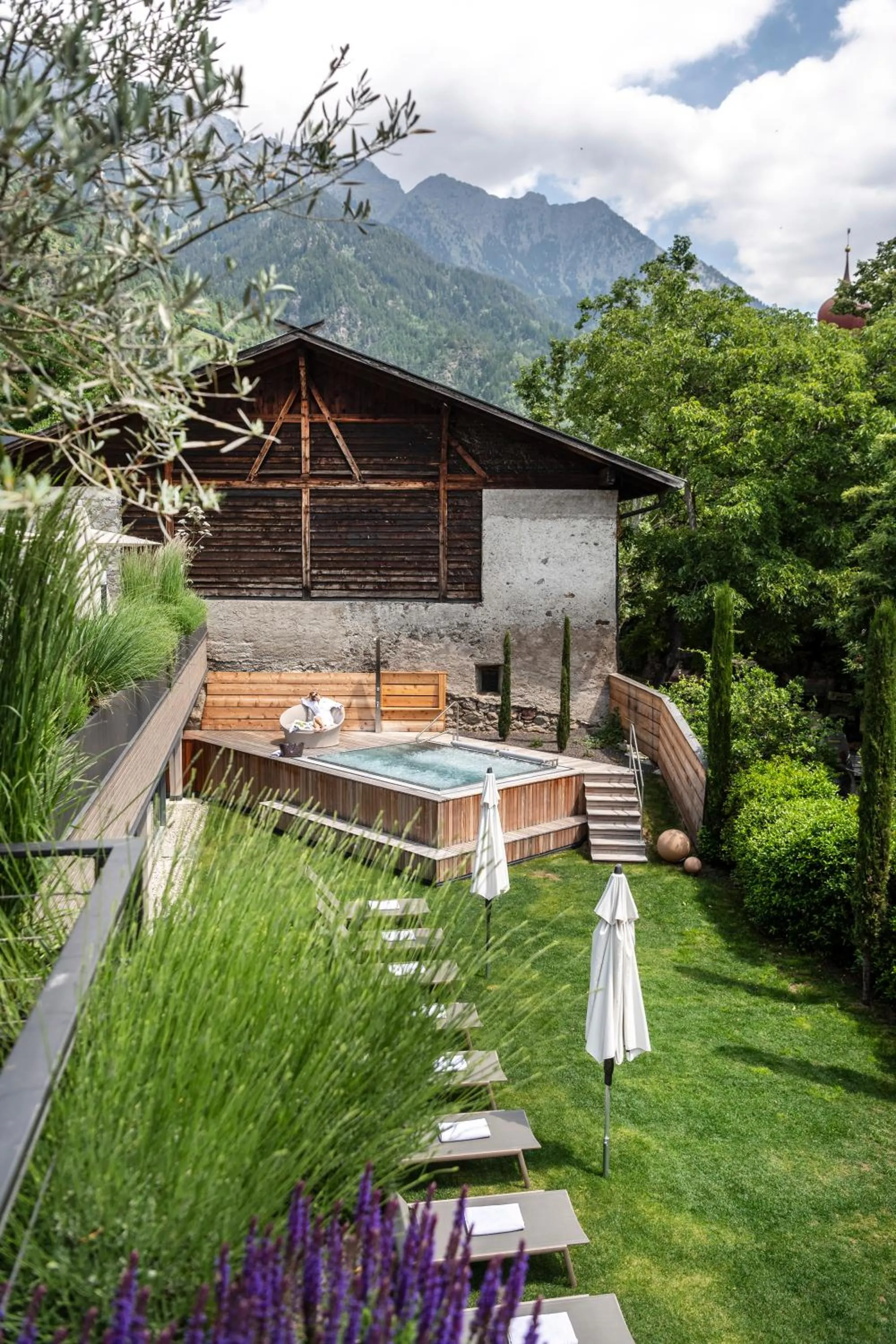 Garden in Hotel Das Stachelburg