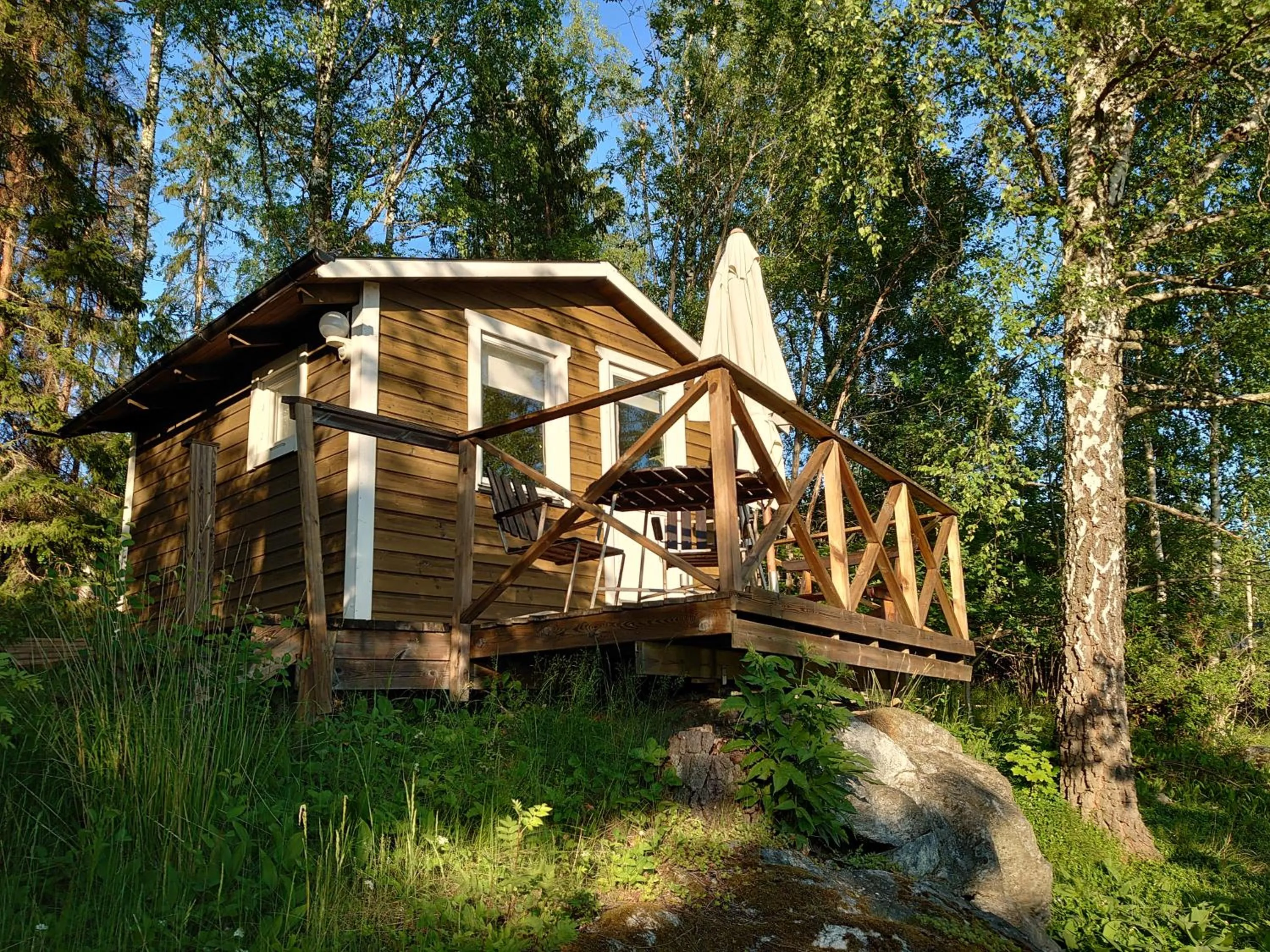 Facade/entrance in Vandrarhemmet Tallbacka/Ängelsberg Hostel