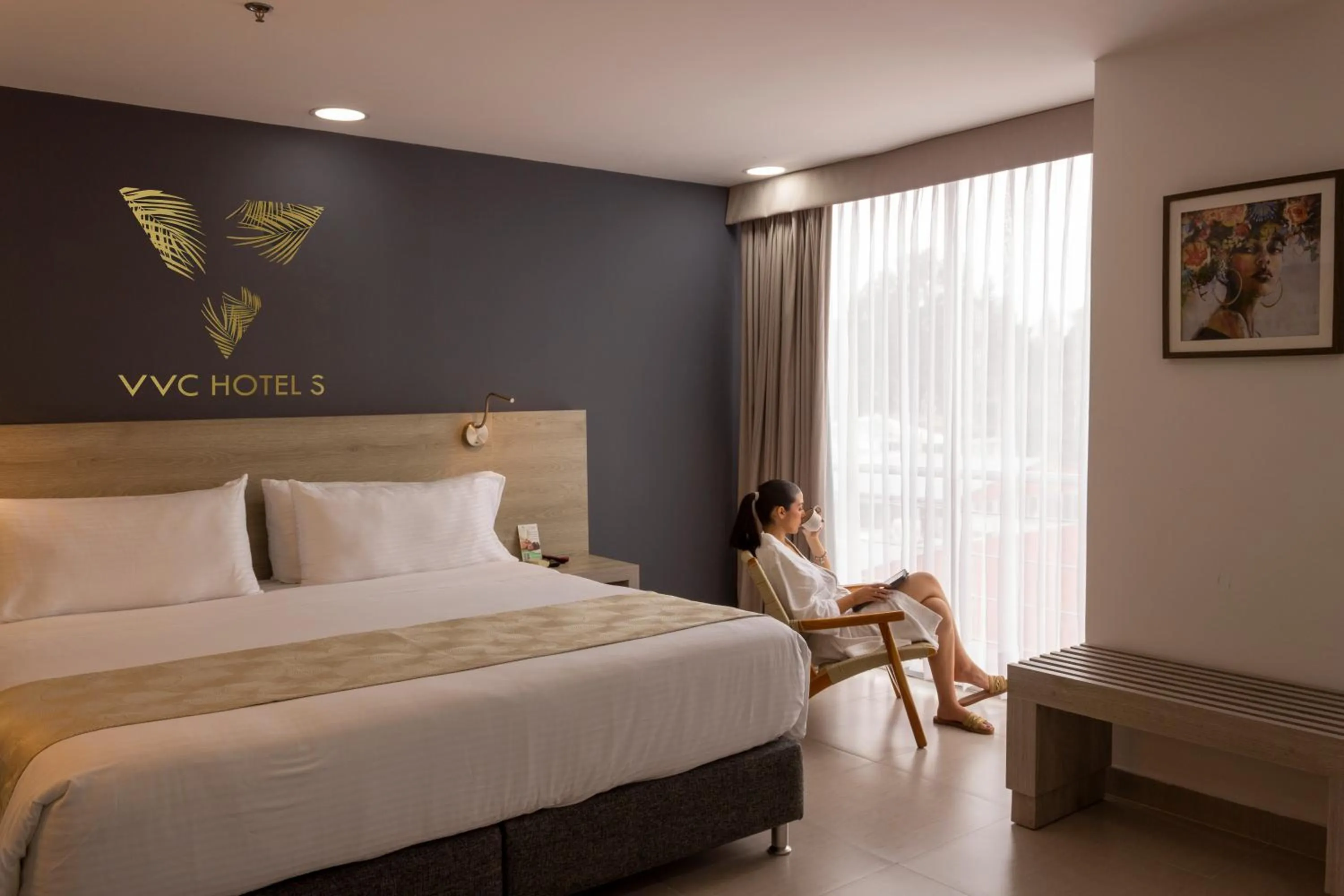 People, Bed in VVC Hotel's