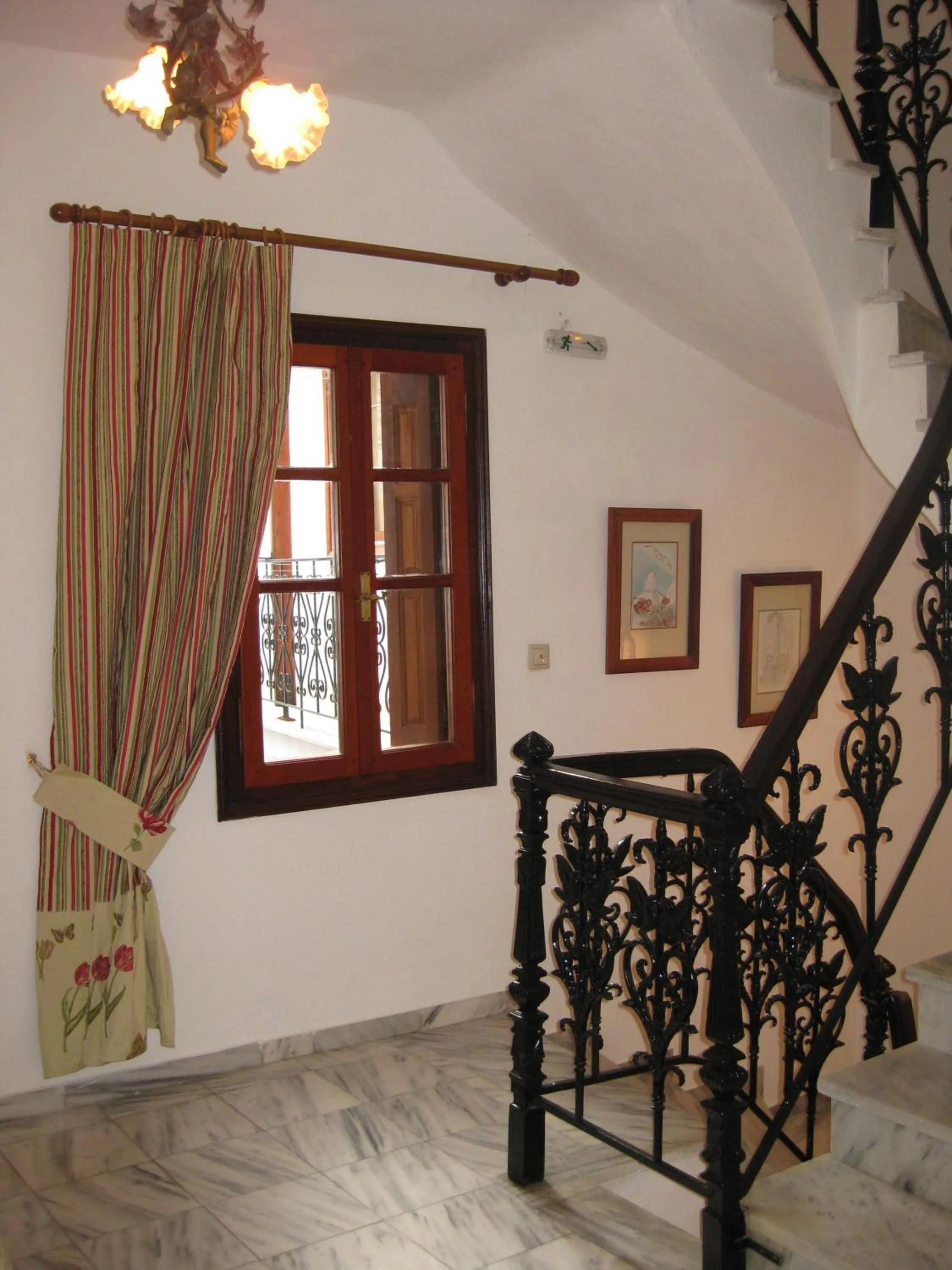 Decorative detail in Hotel Villa Orsa