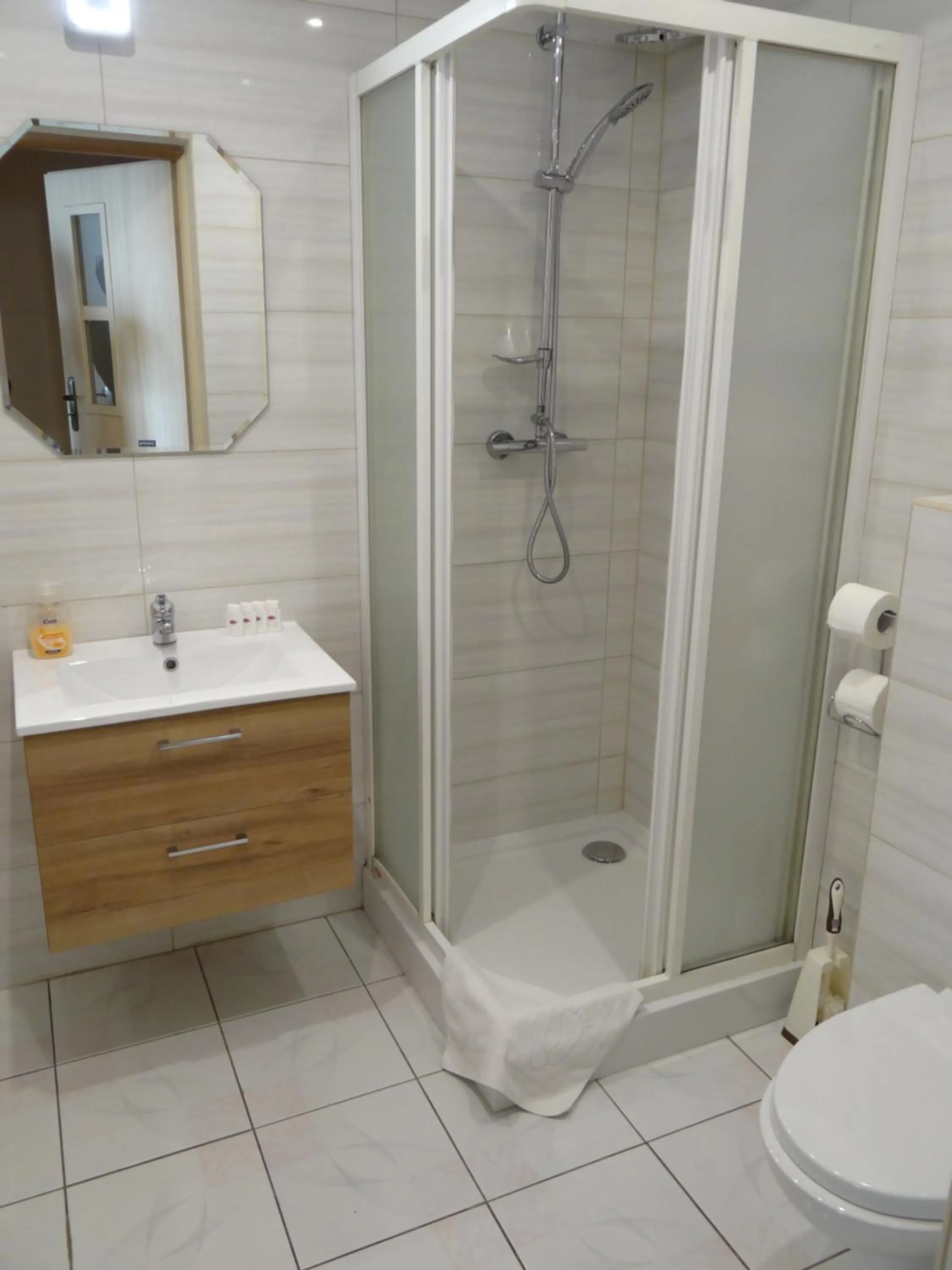 Shower in Hotel Relax