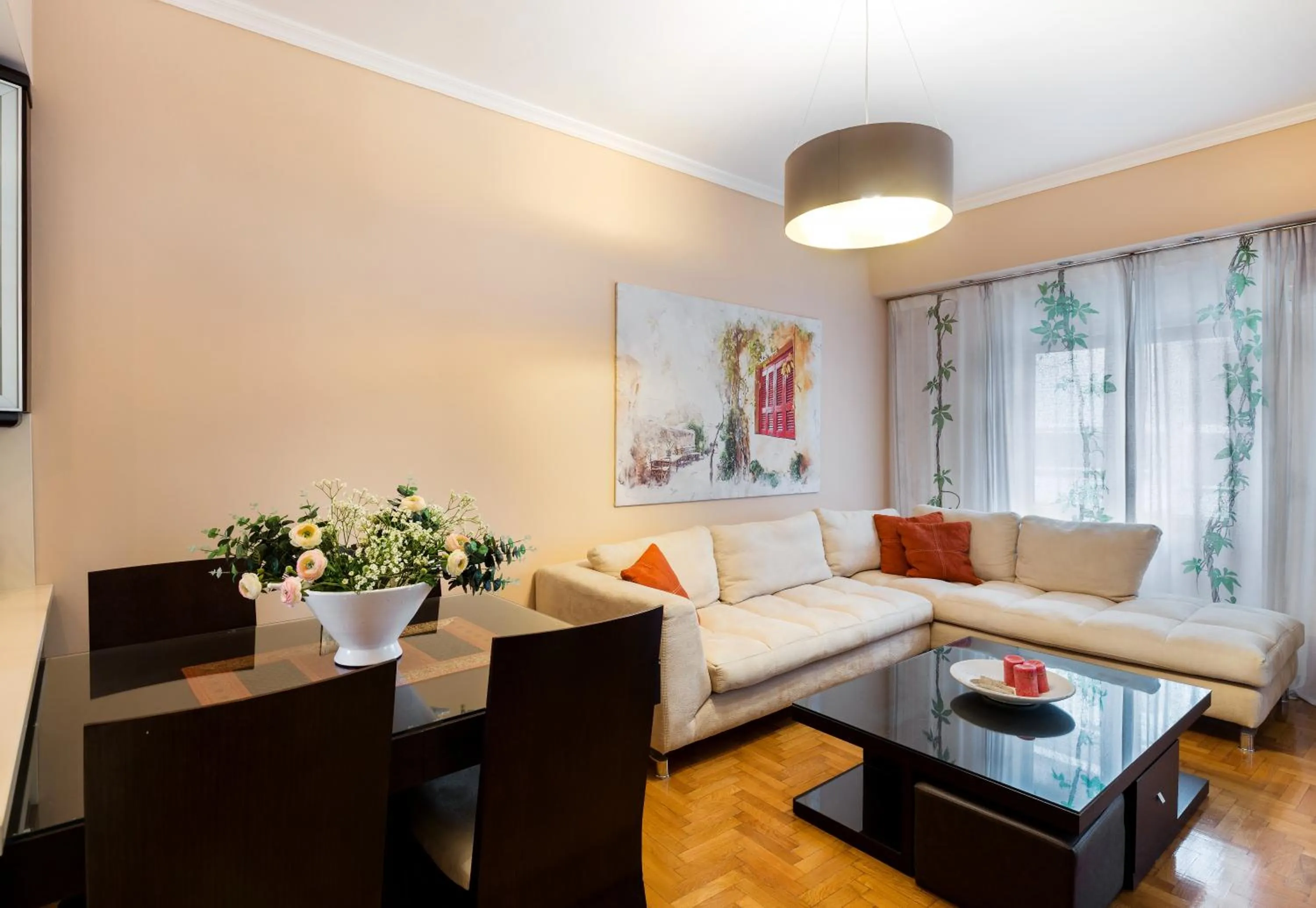 Living room in Acropolis Stylish Suite