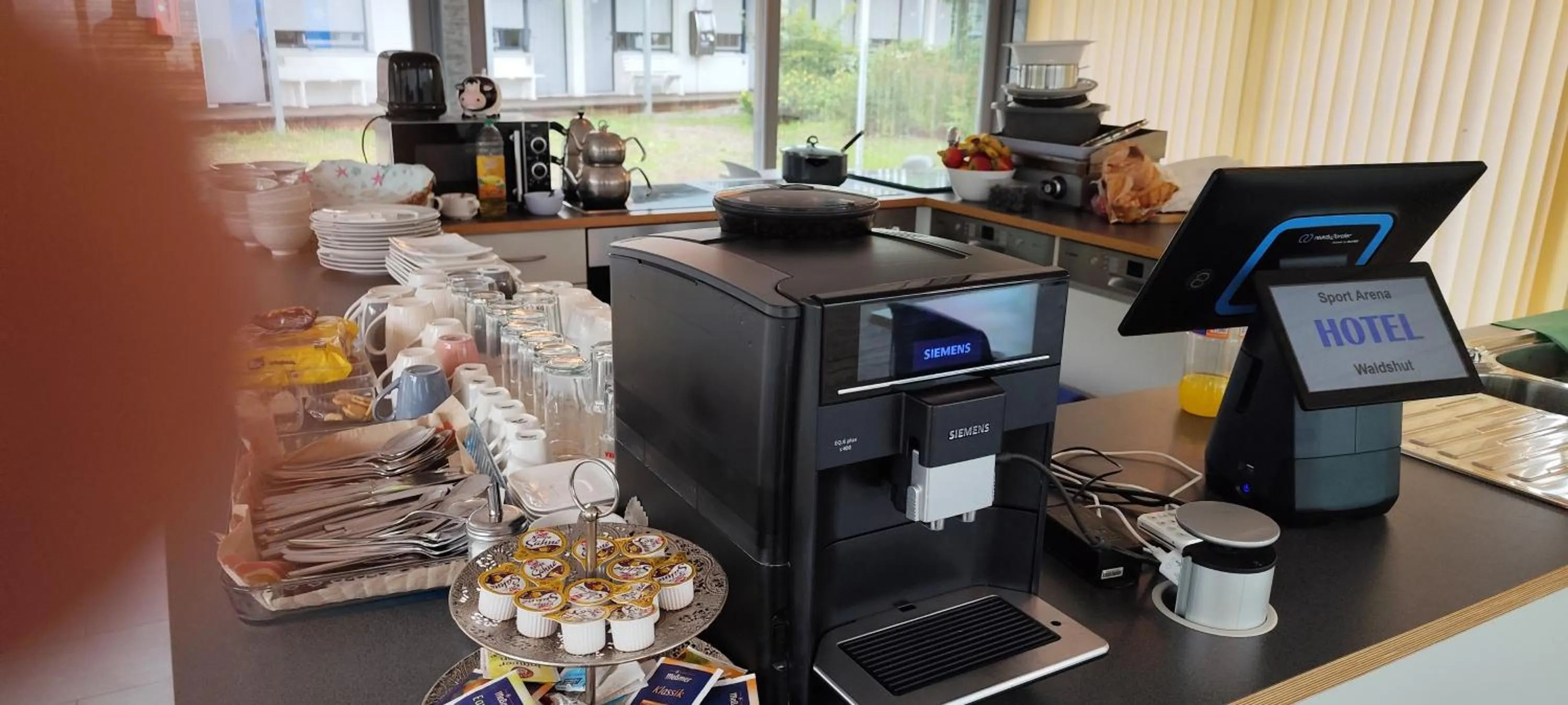 Coffee/tea facilities in Arena Hotel Waldshut