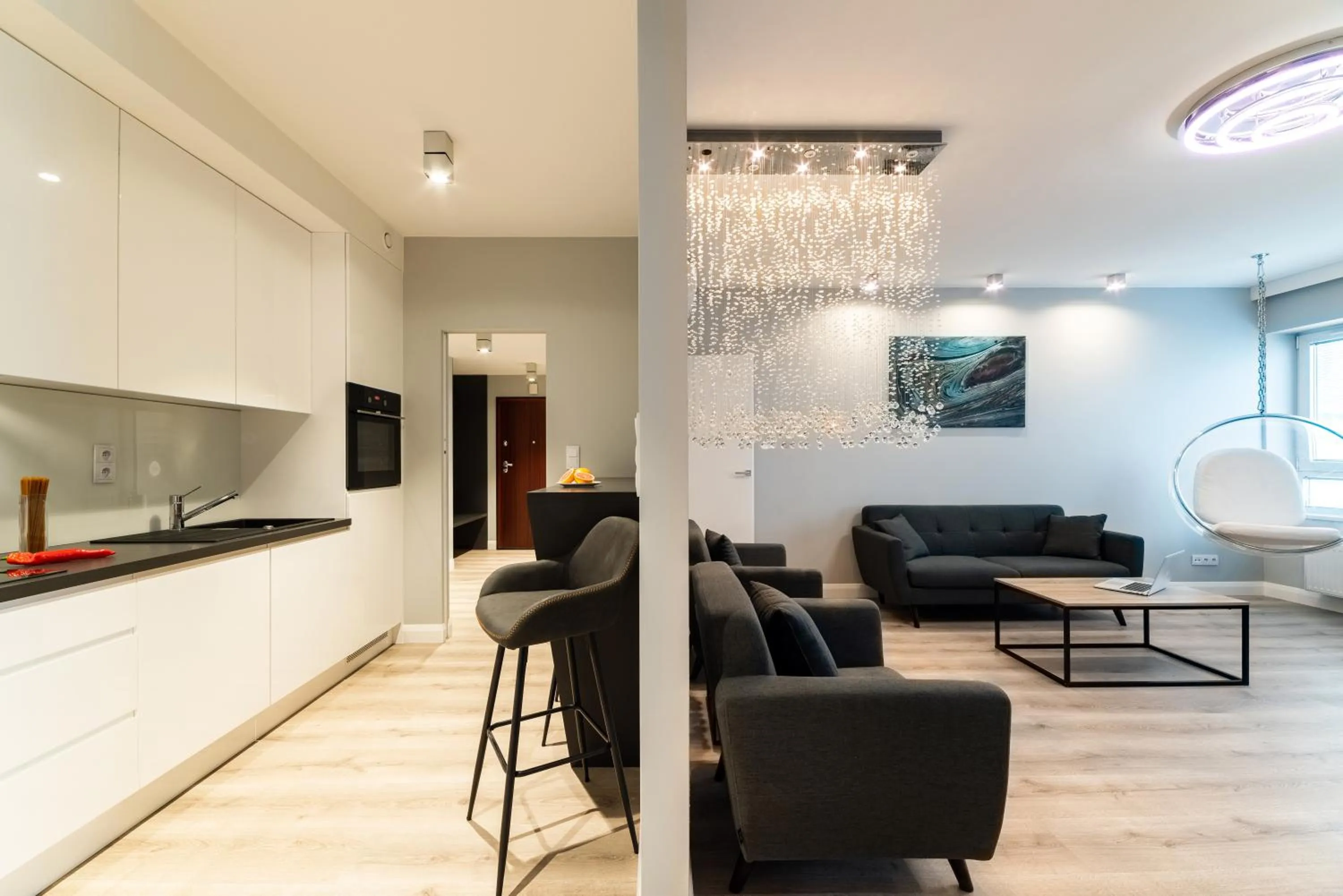 Dining area in Platinum Towers E-Apartments