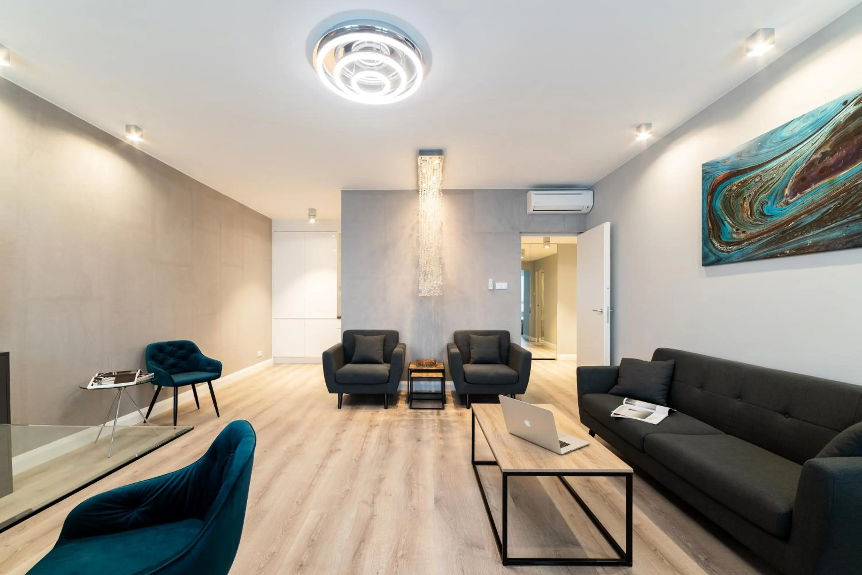 Living room in Platinum Towers E-Apartments