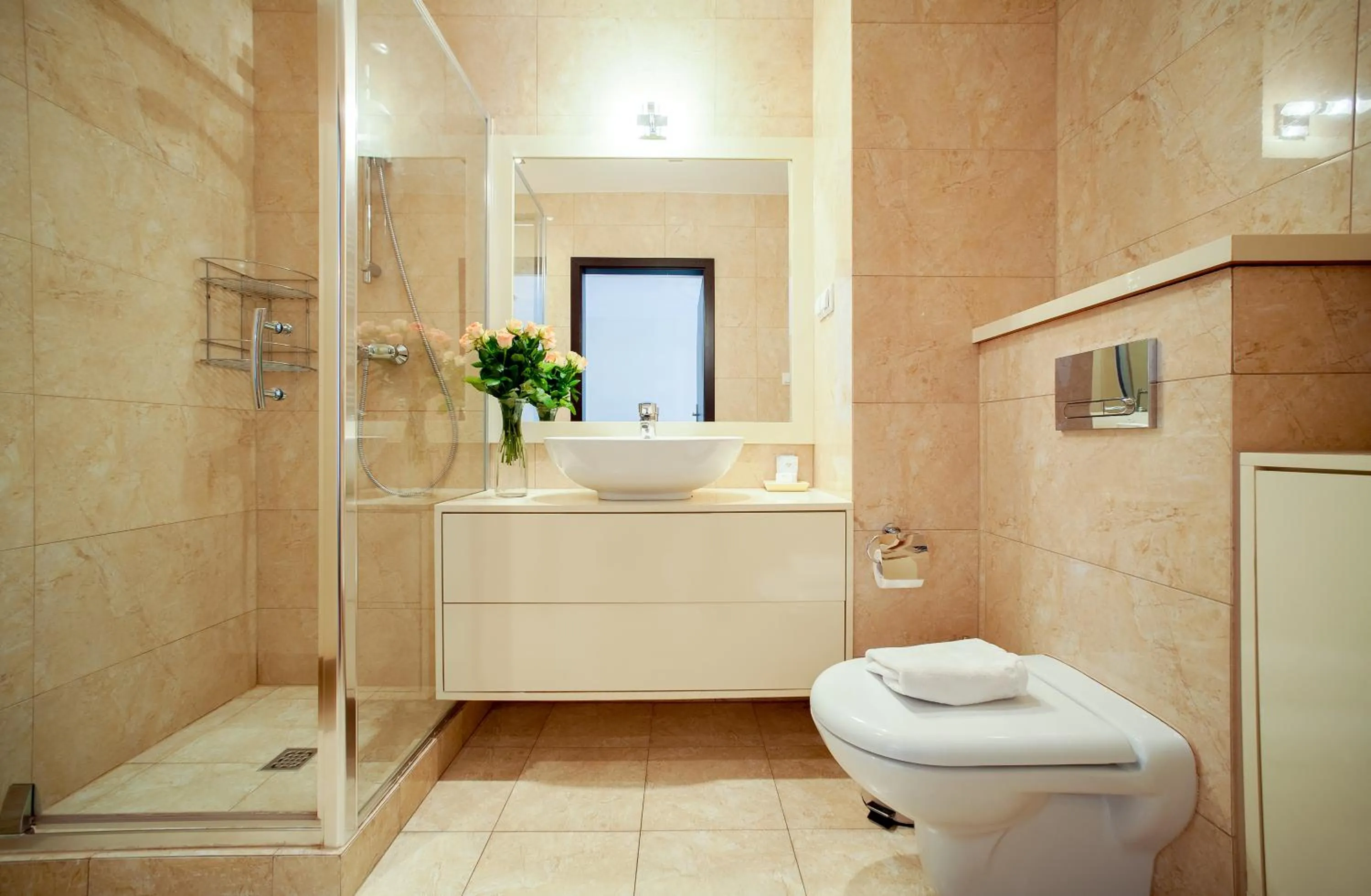 Bathroom in Platinum Towers E-Apartments