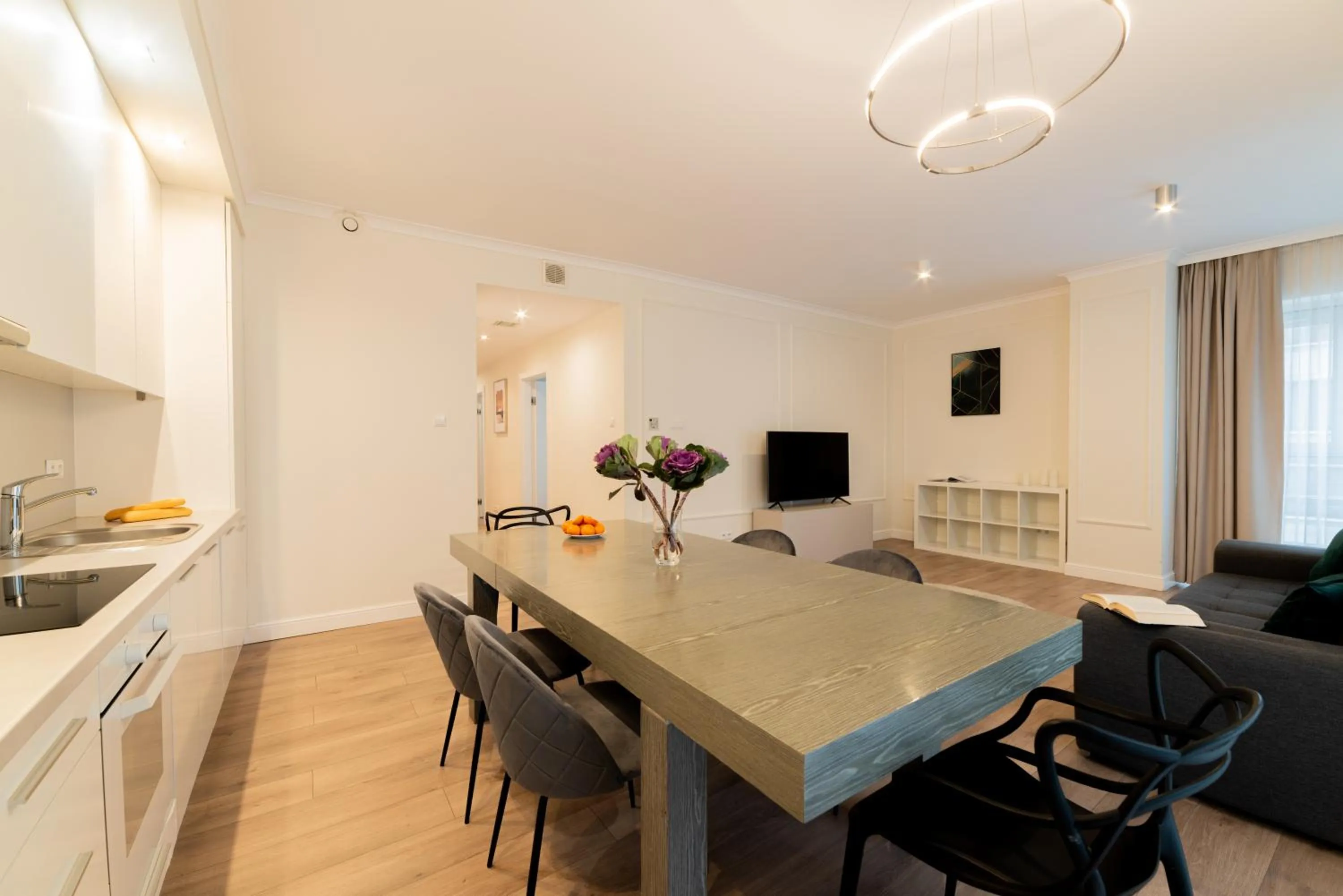 Seating area in Platinum Towers E-Apartments
