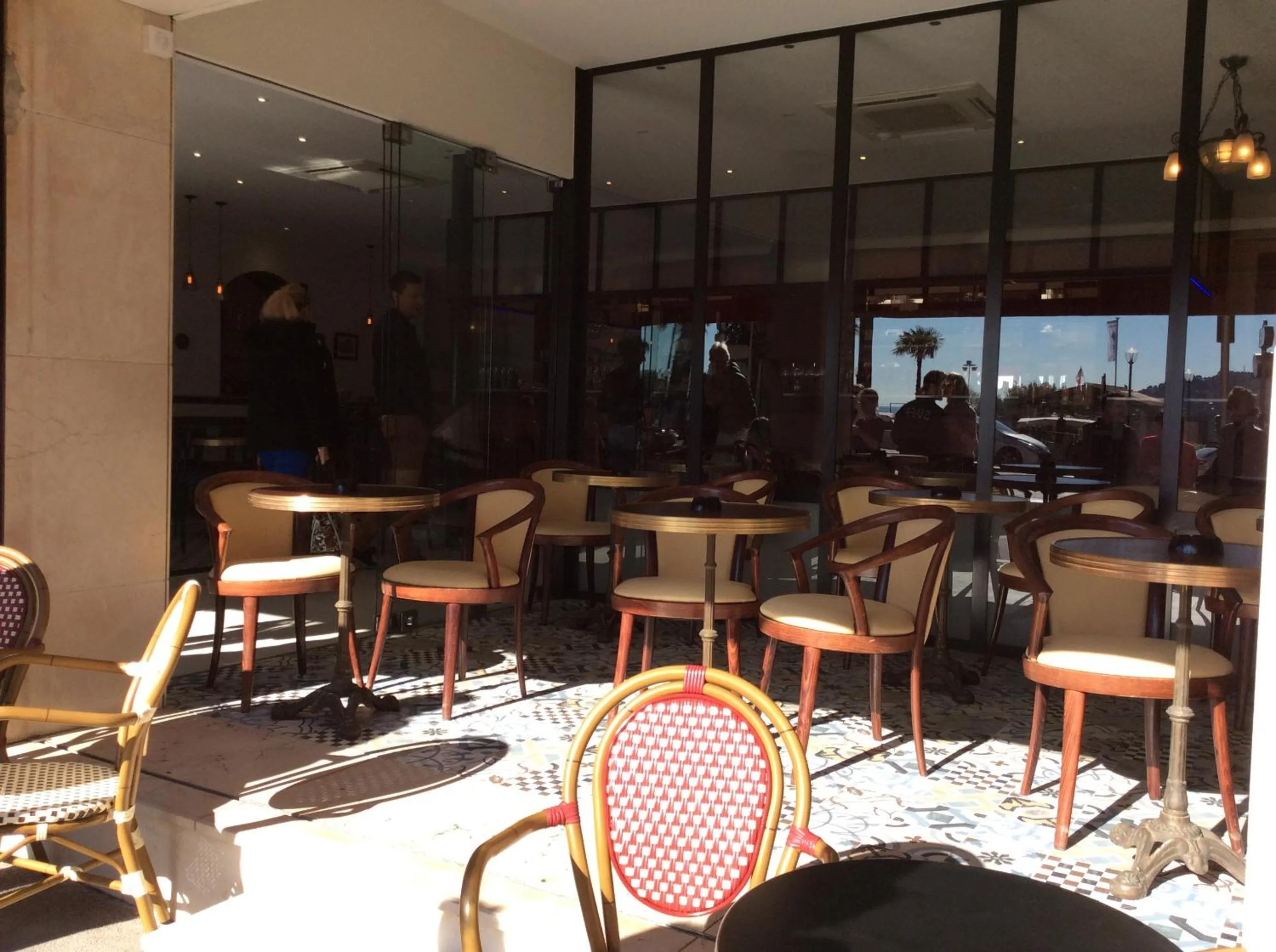 Patio in Hotel La Regence