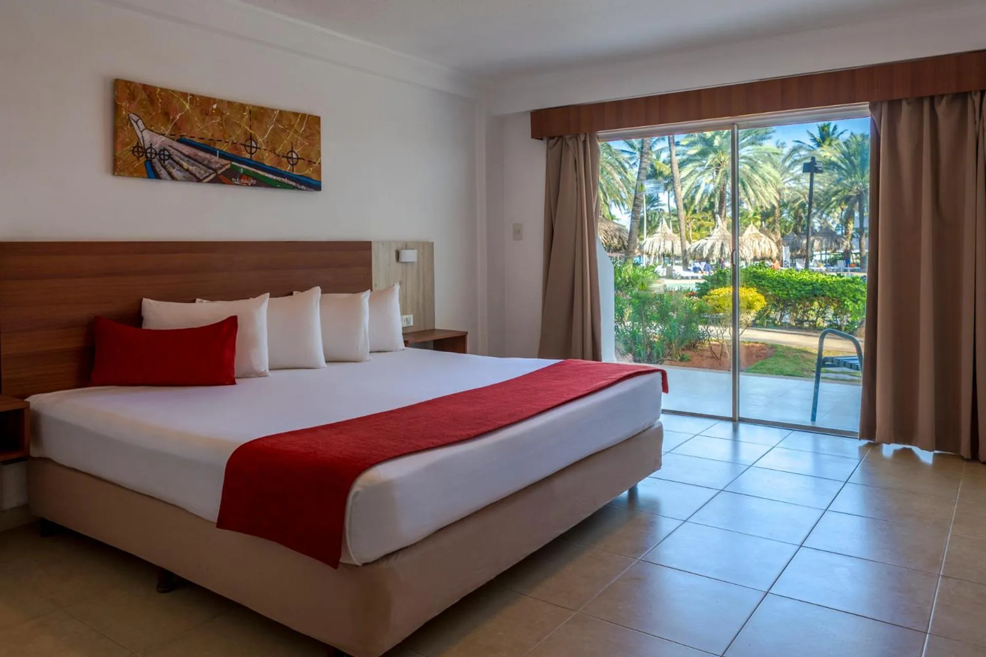 Bed in Sunsol Isla Caribe