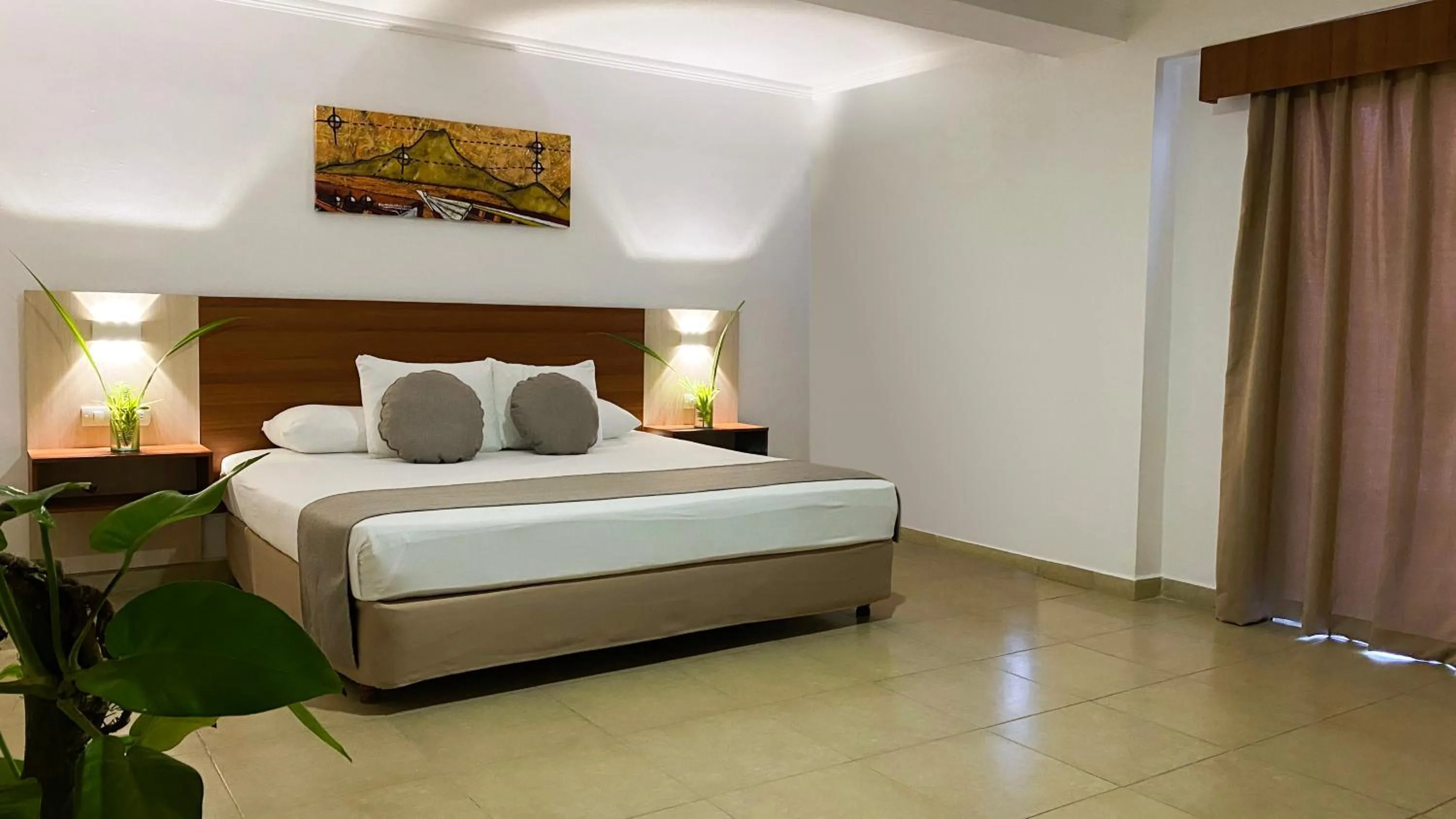Photo of the whole room, Bed in Sunsol Isla Caribe