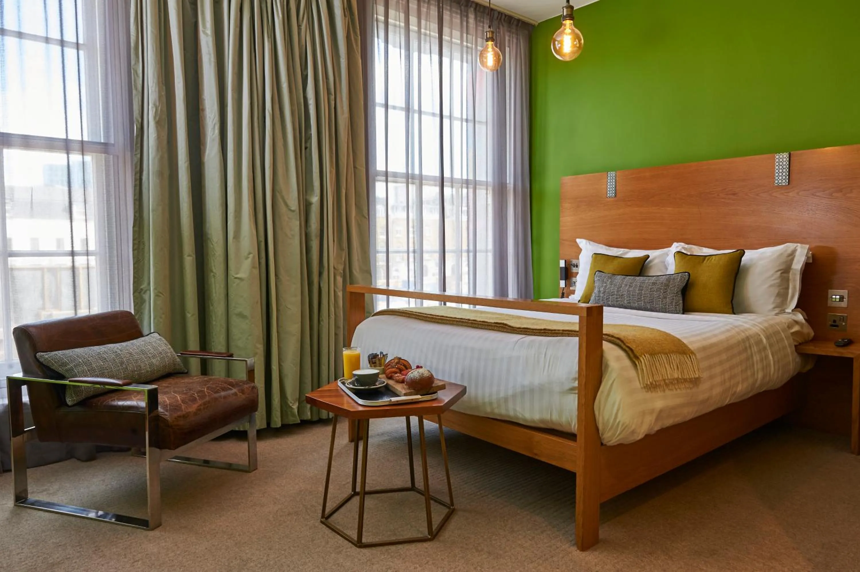 Photo of the whole room, Bed in The Megaro Hotel - Kings Cross St Pancras, London