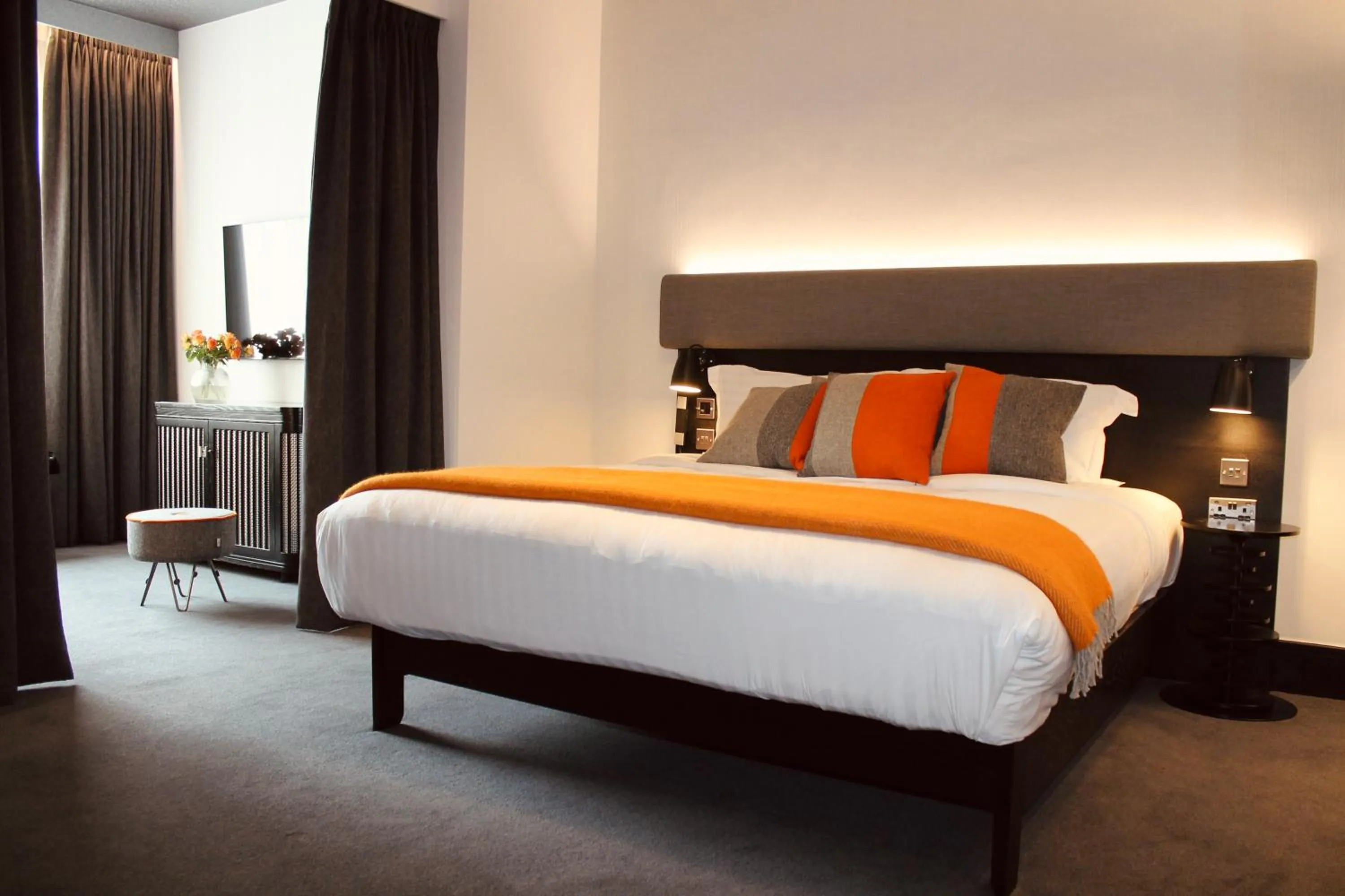Photo of the whole room, Bed in The Megaro Hotel - Kings Cross St Pancras, London