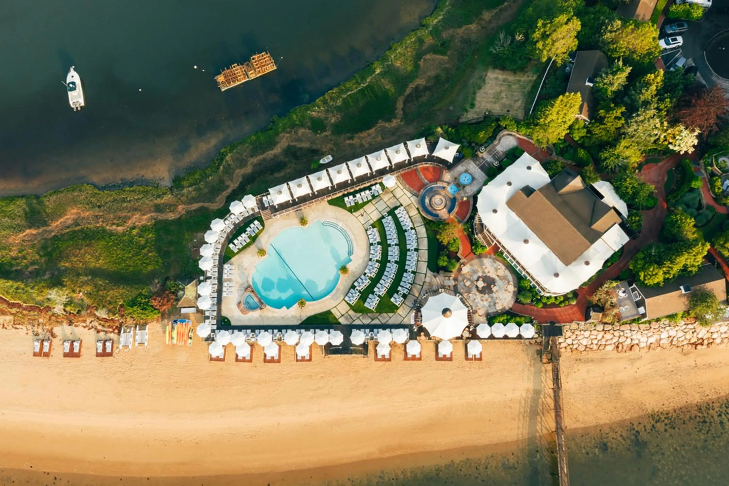 Bird's eye view in Wequassett Resort and Golf Club