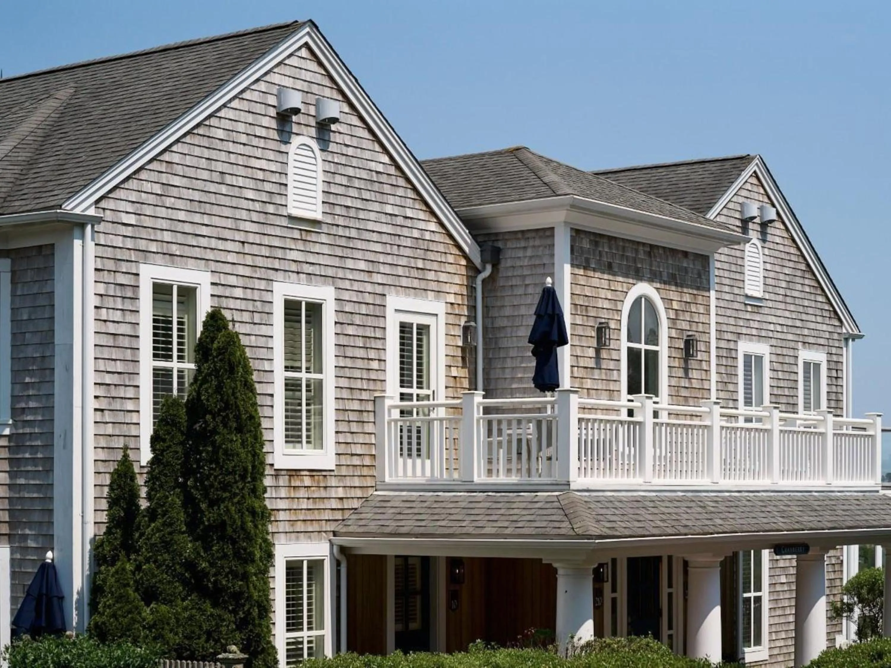 Property building in Wequassett Resort and Golf Club