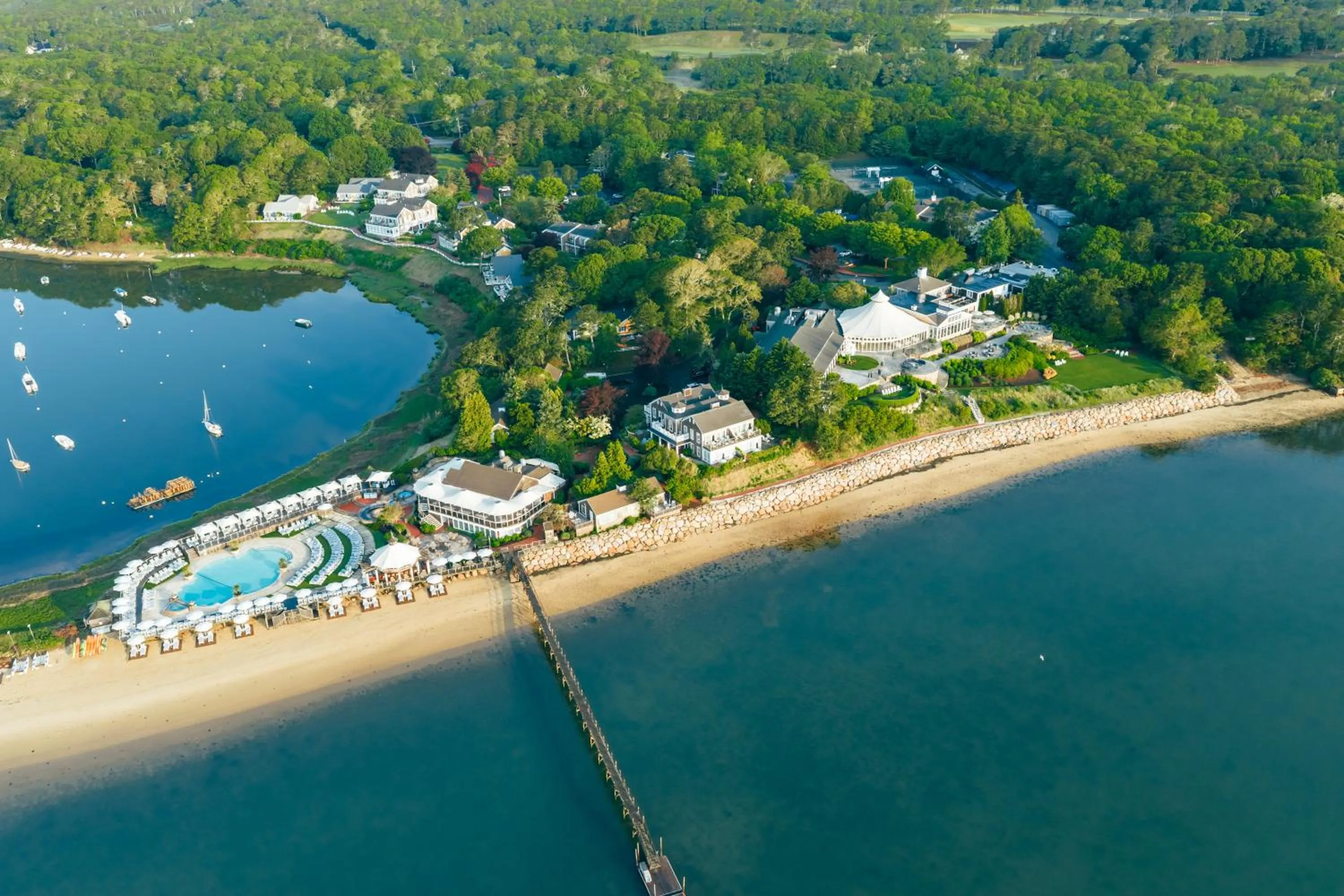 Property building in Wequassett Resort and Golf Club