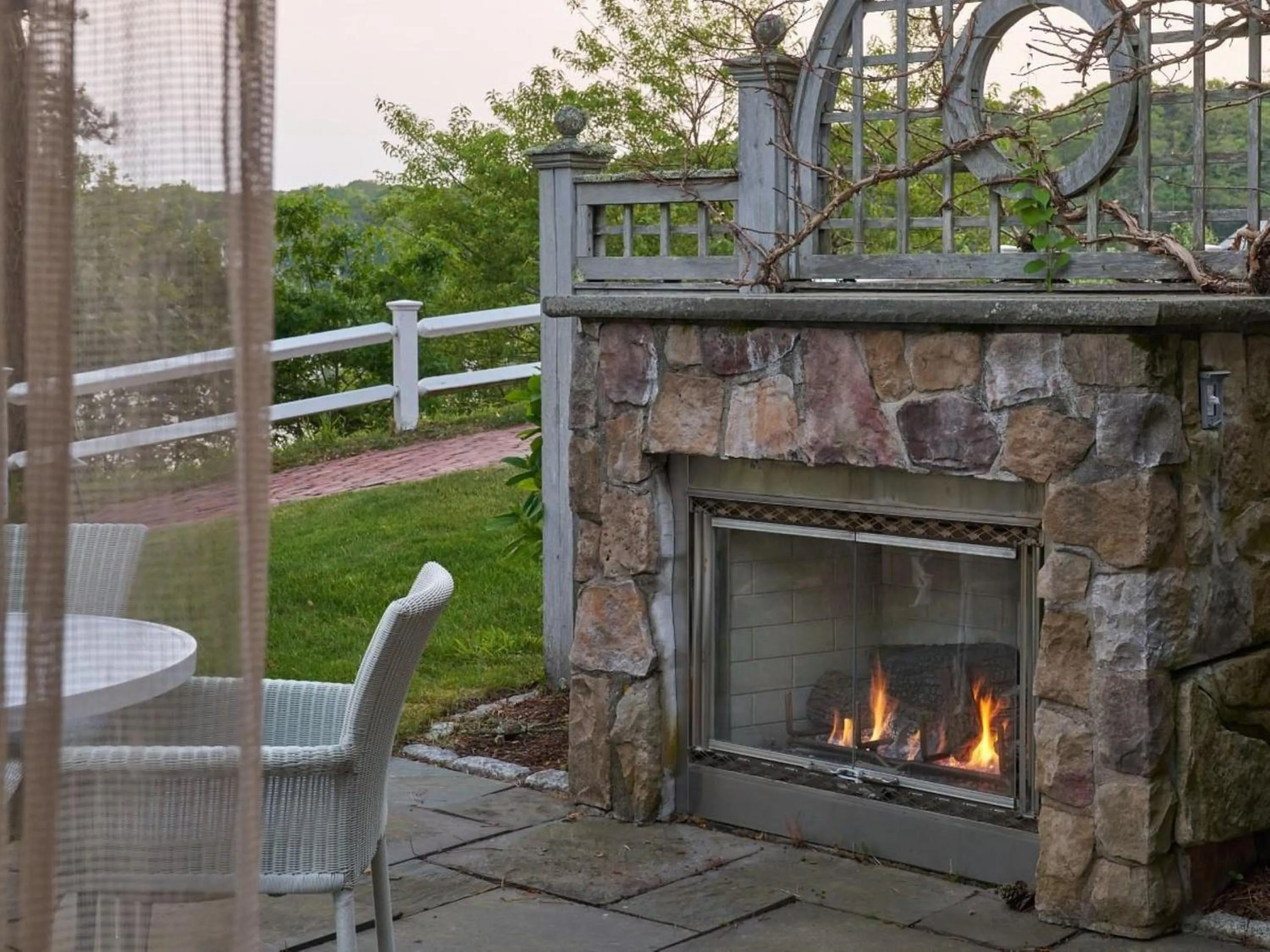 Patio in Wequassett Resort and Golf Club