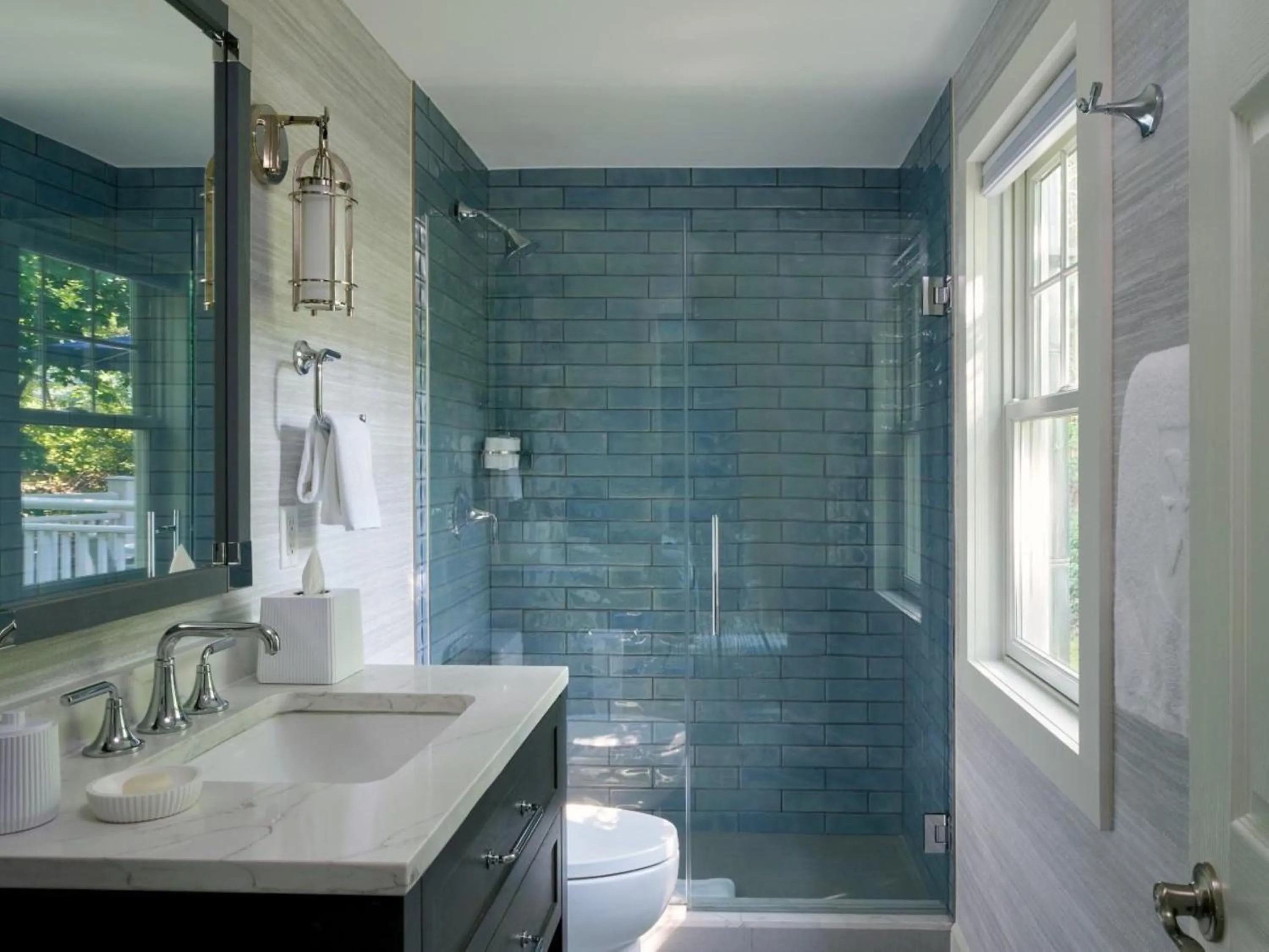 Shower in Wequassett Resort and Golf Club