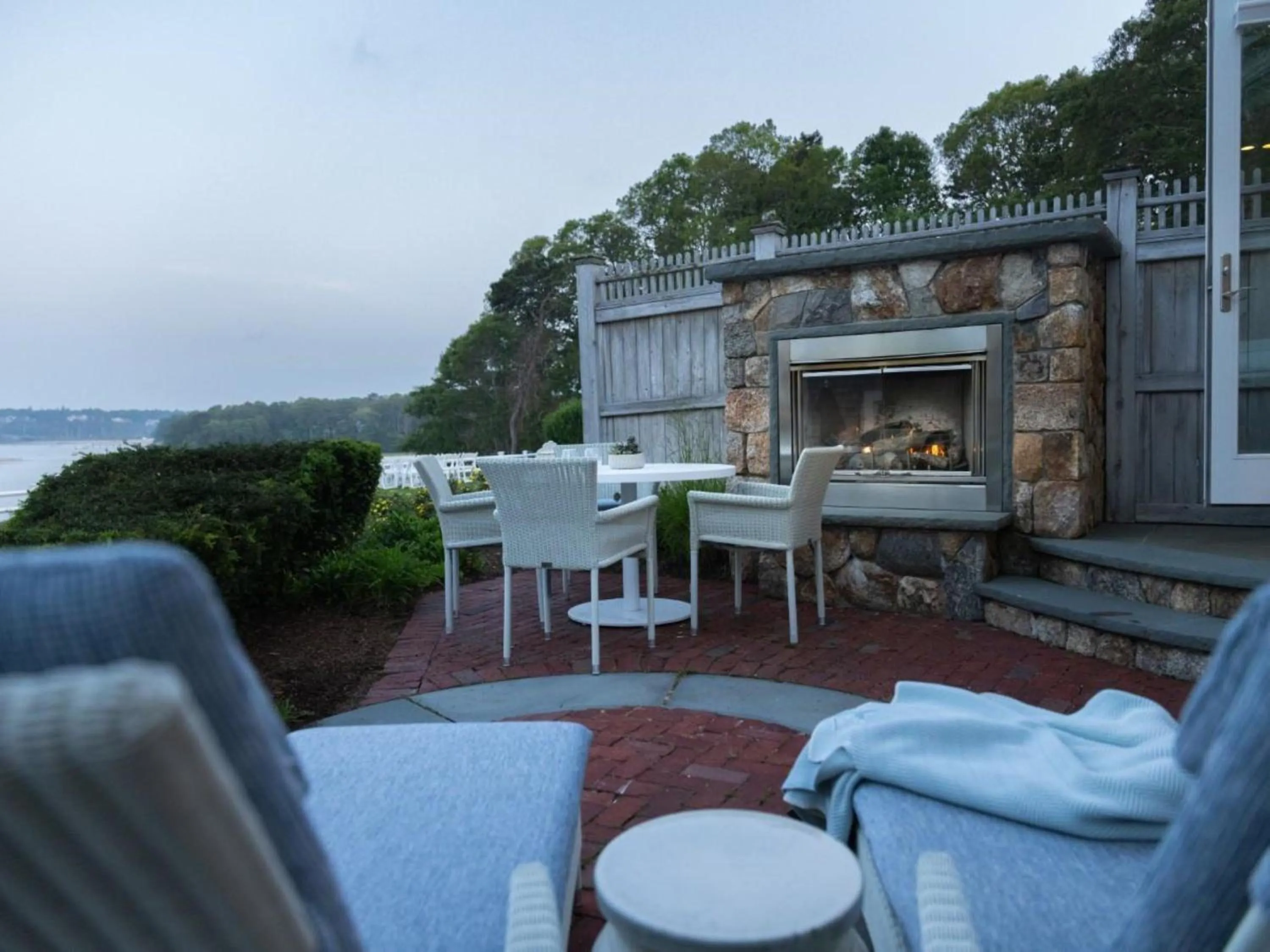Patio in Wequassett Resort and Golf Club