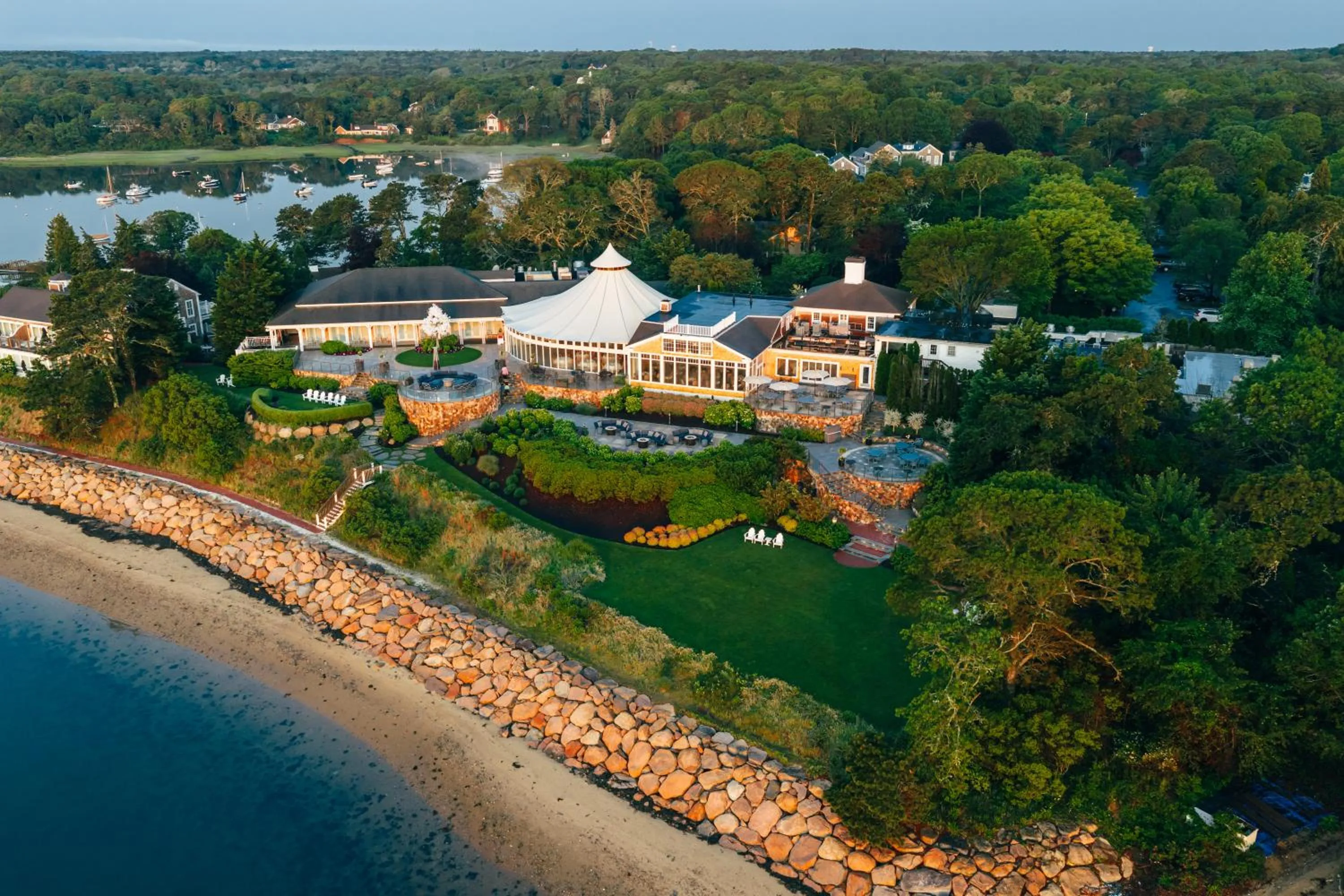 Property building in Wequassett Resort and Golf Club