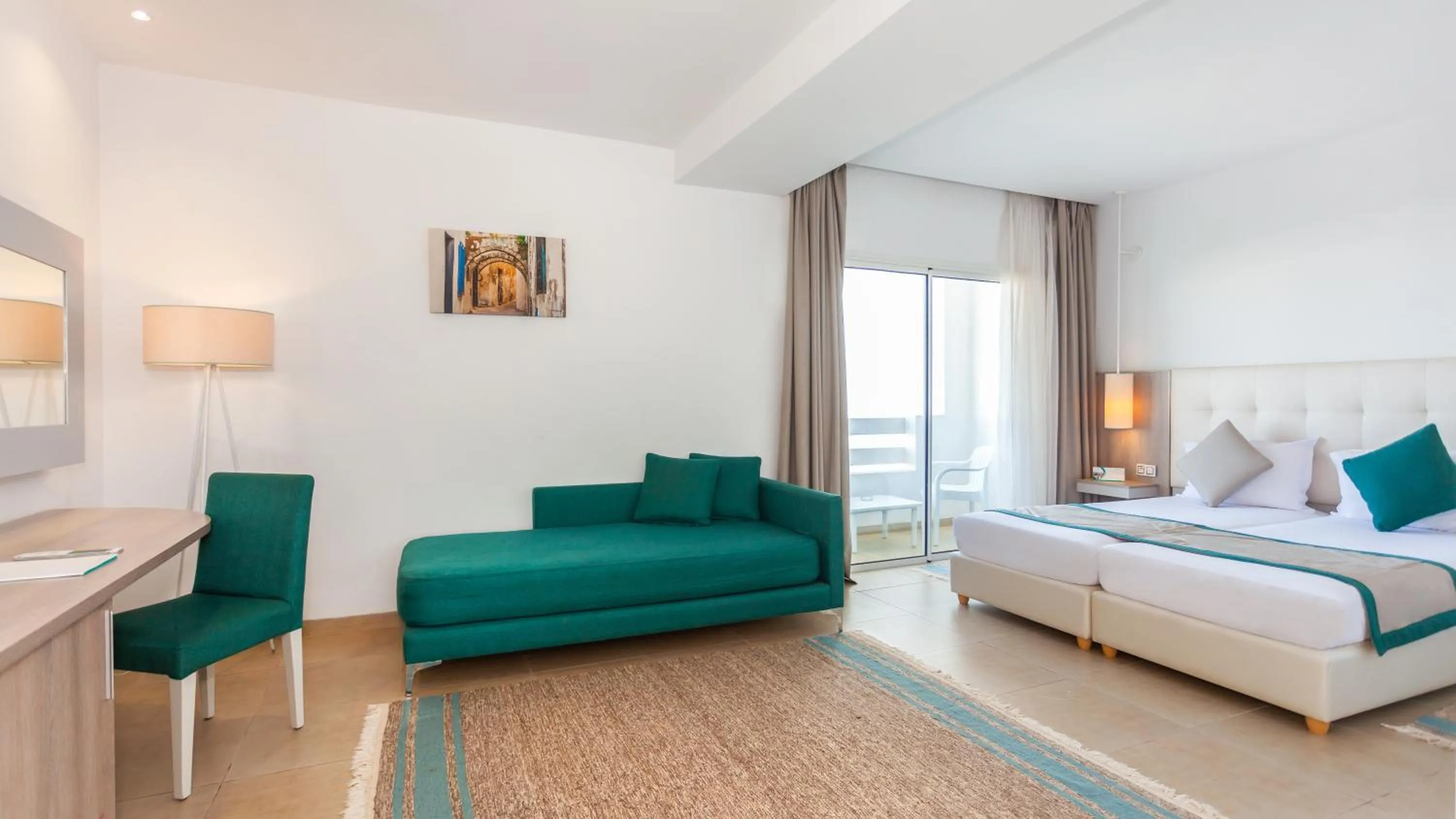 Living room, Bed in Hotel Nour Congress & Resort