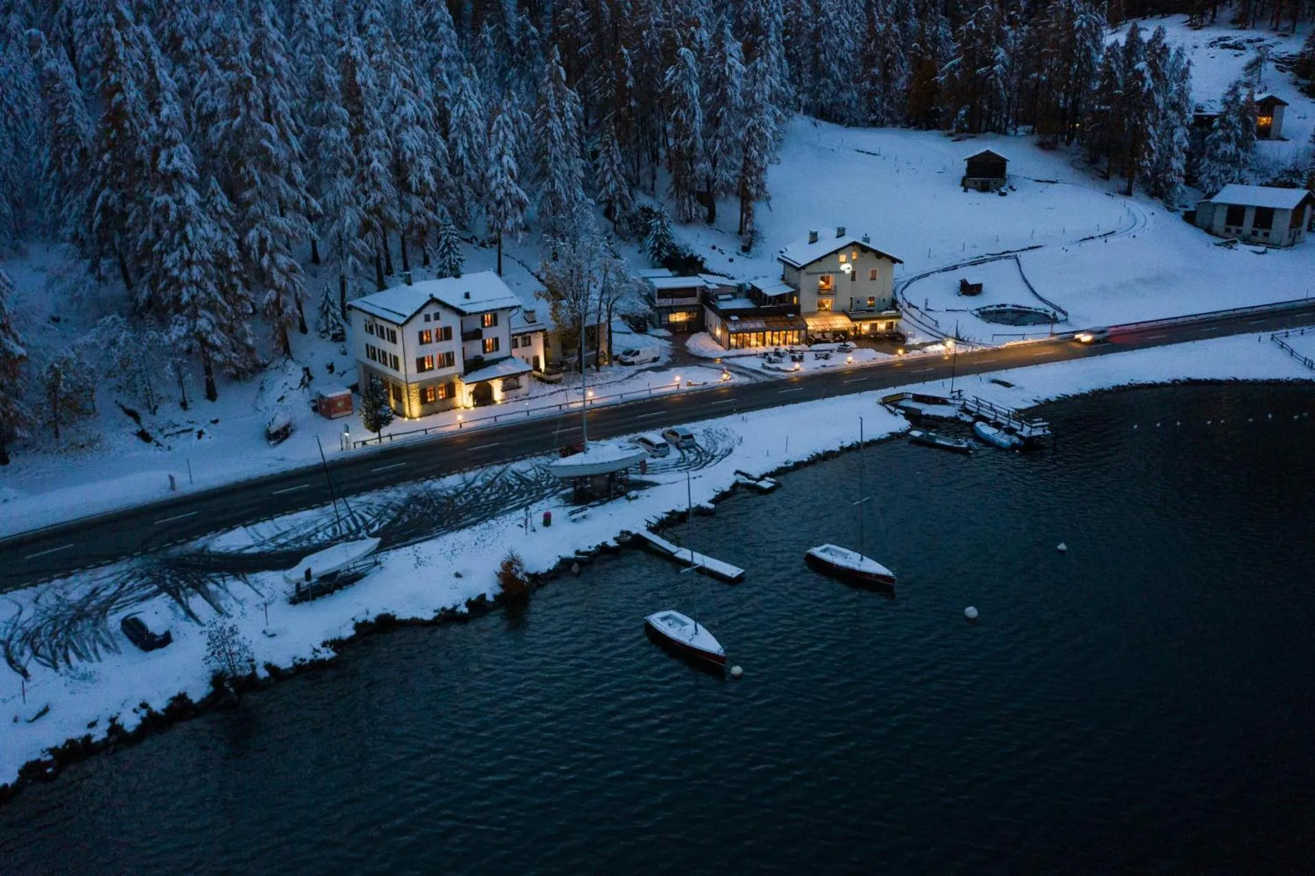 Bird's eye view in Hotel Cristallina
