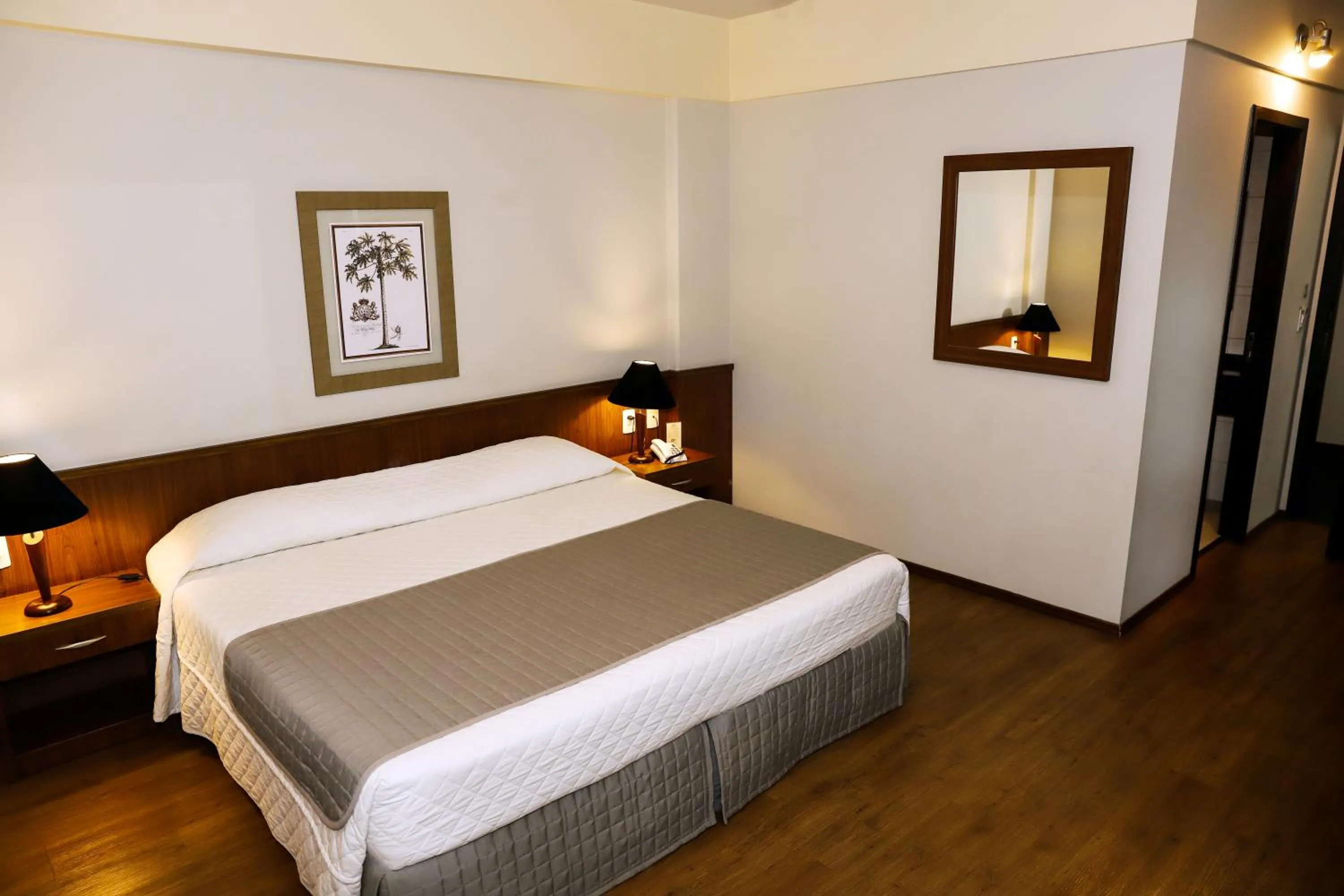 Bed in Timbó Park Hotel