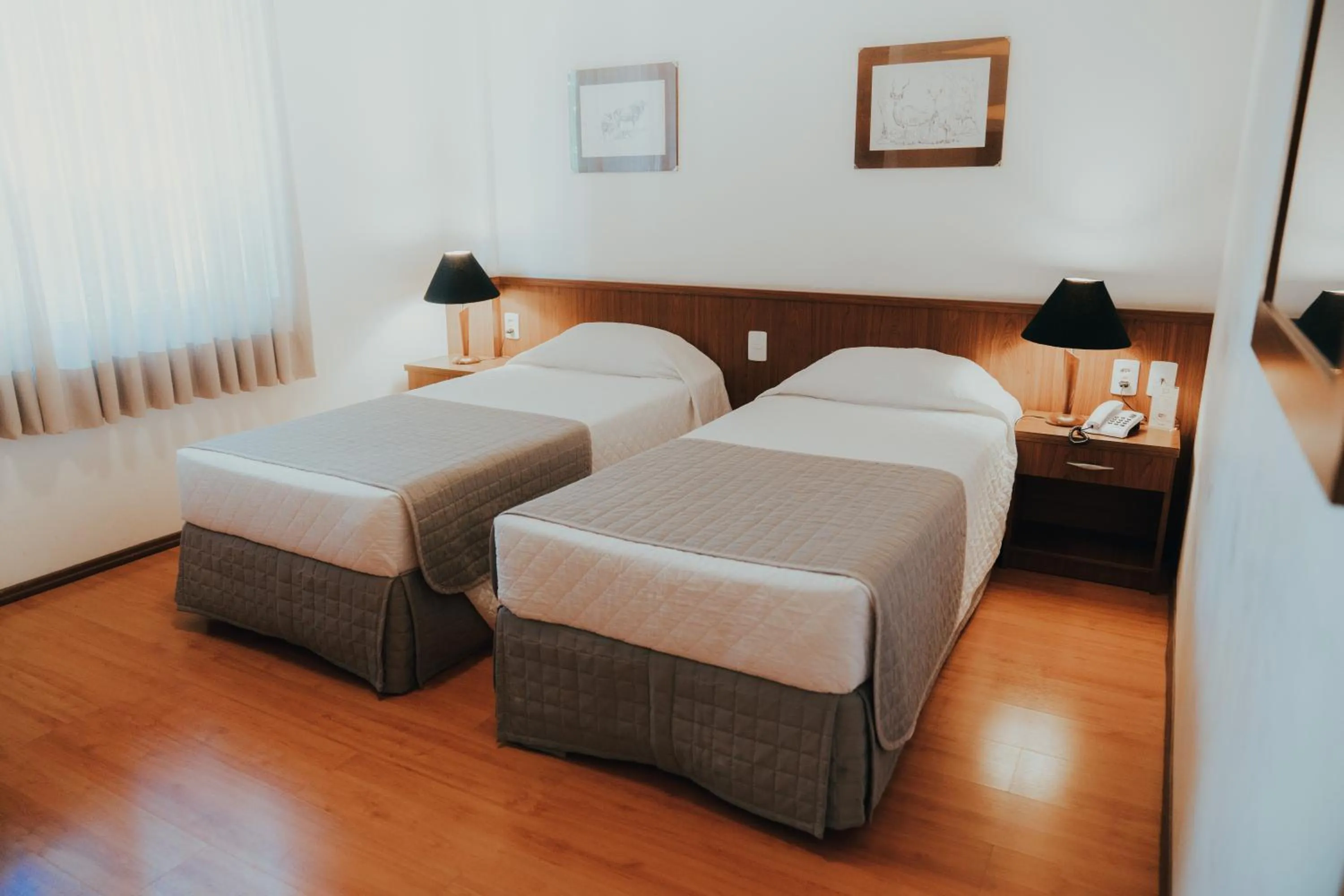 Bed in Timbó Park Hotel