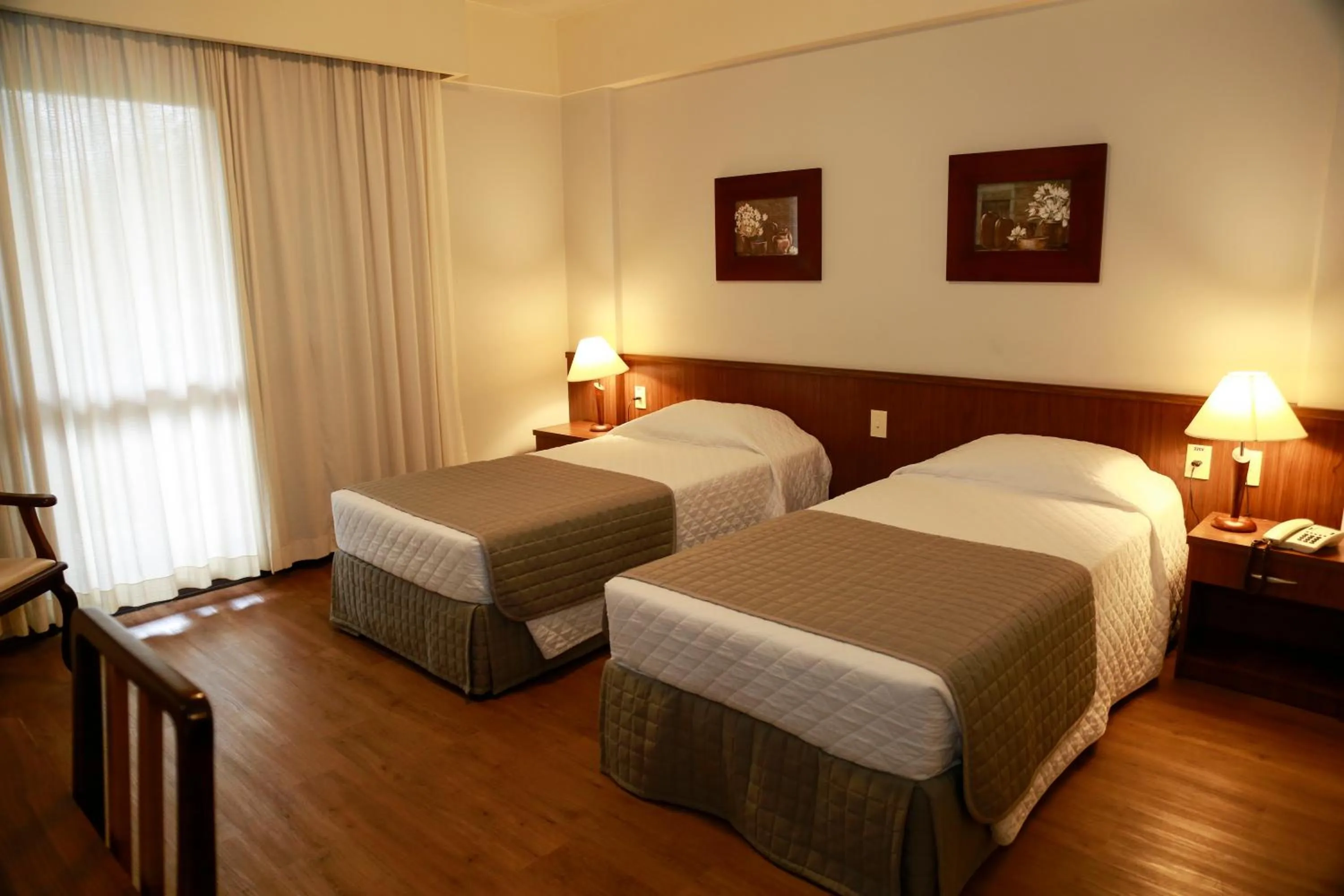 Bed in Timbó Park Hotel