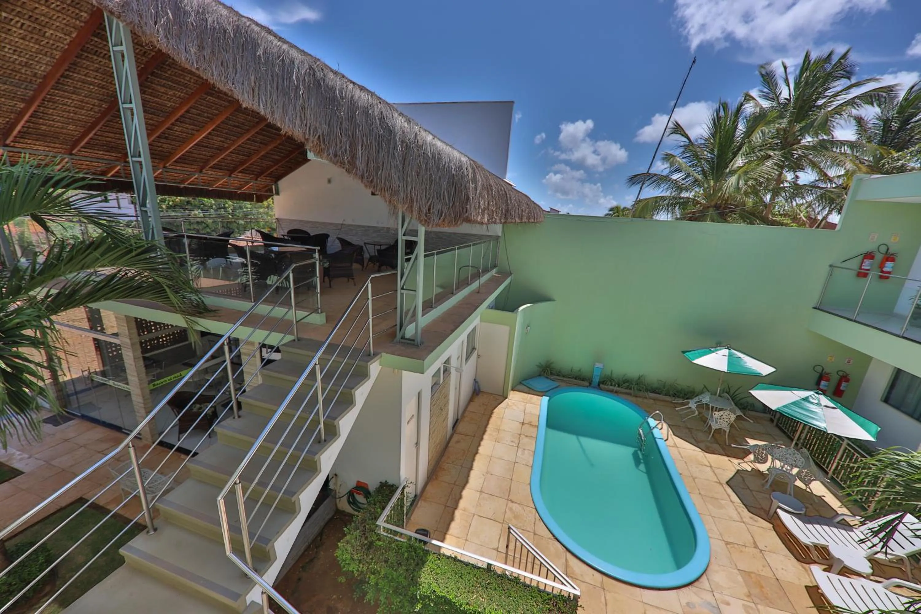 Pool view in Pousada Mirante da Praia