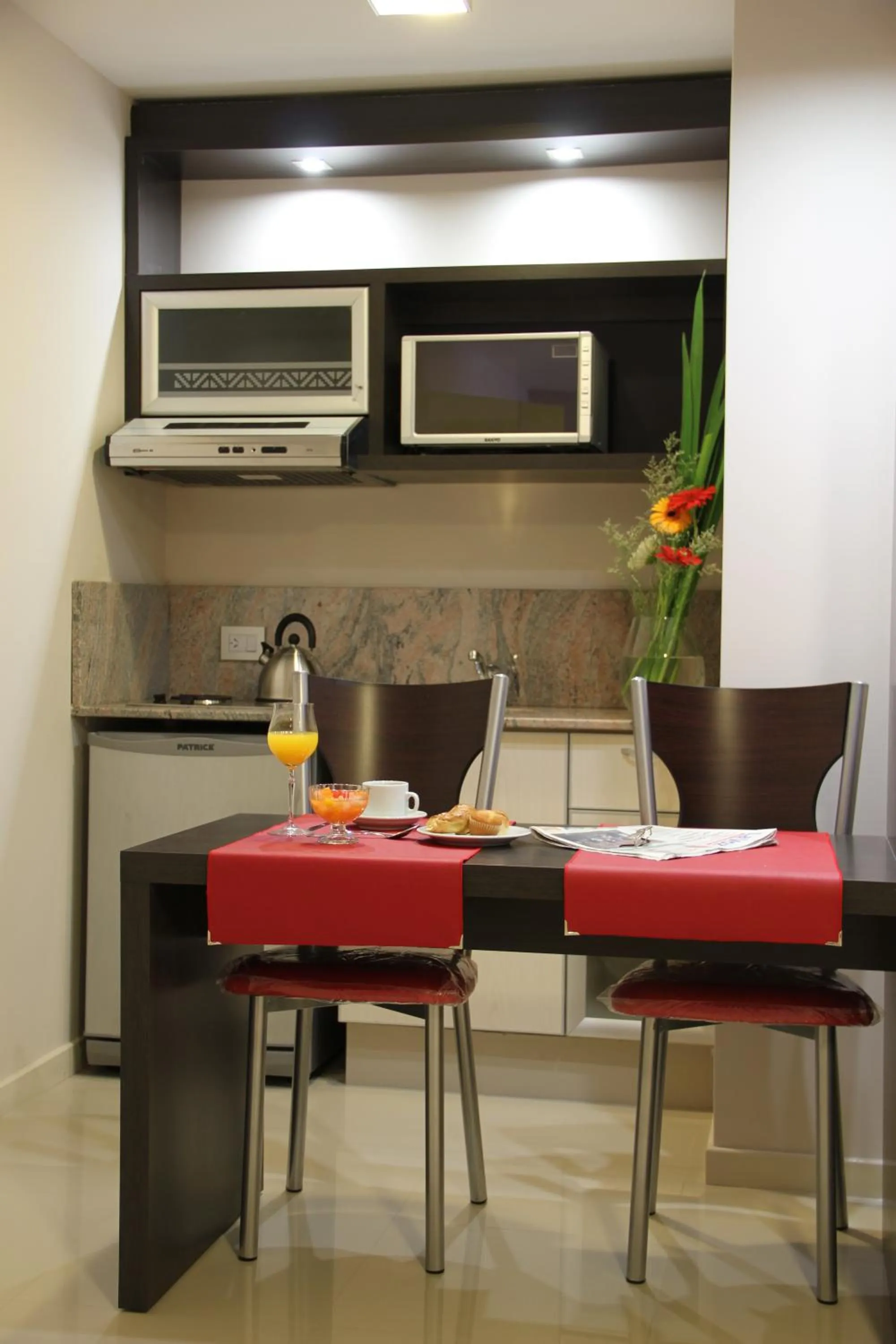 Kitchen or kitchenette in Sol de Piedra Apart, Suites & Spa