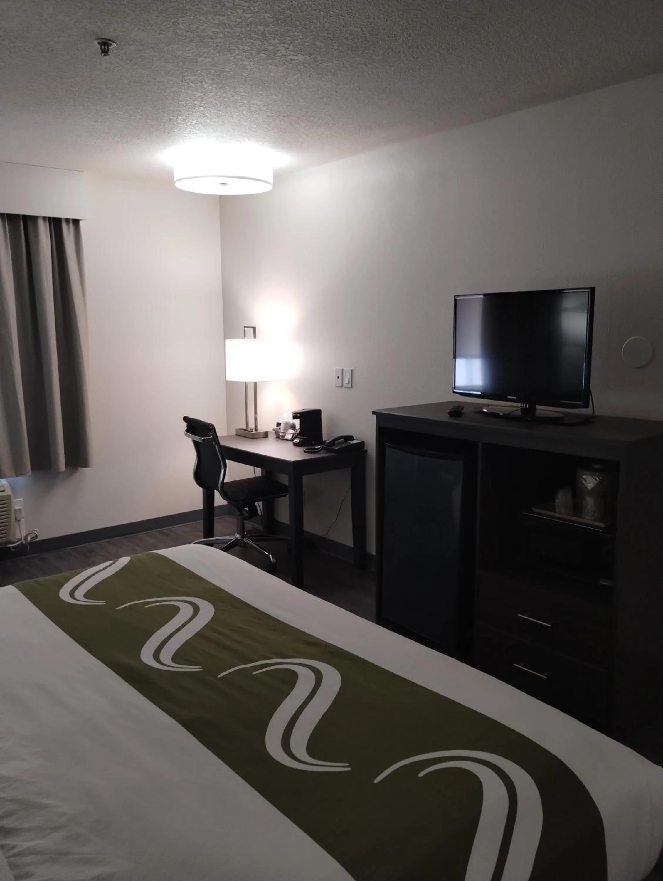 TV and multimedia, Bed in Quality Inn & Suites Wilsonville