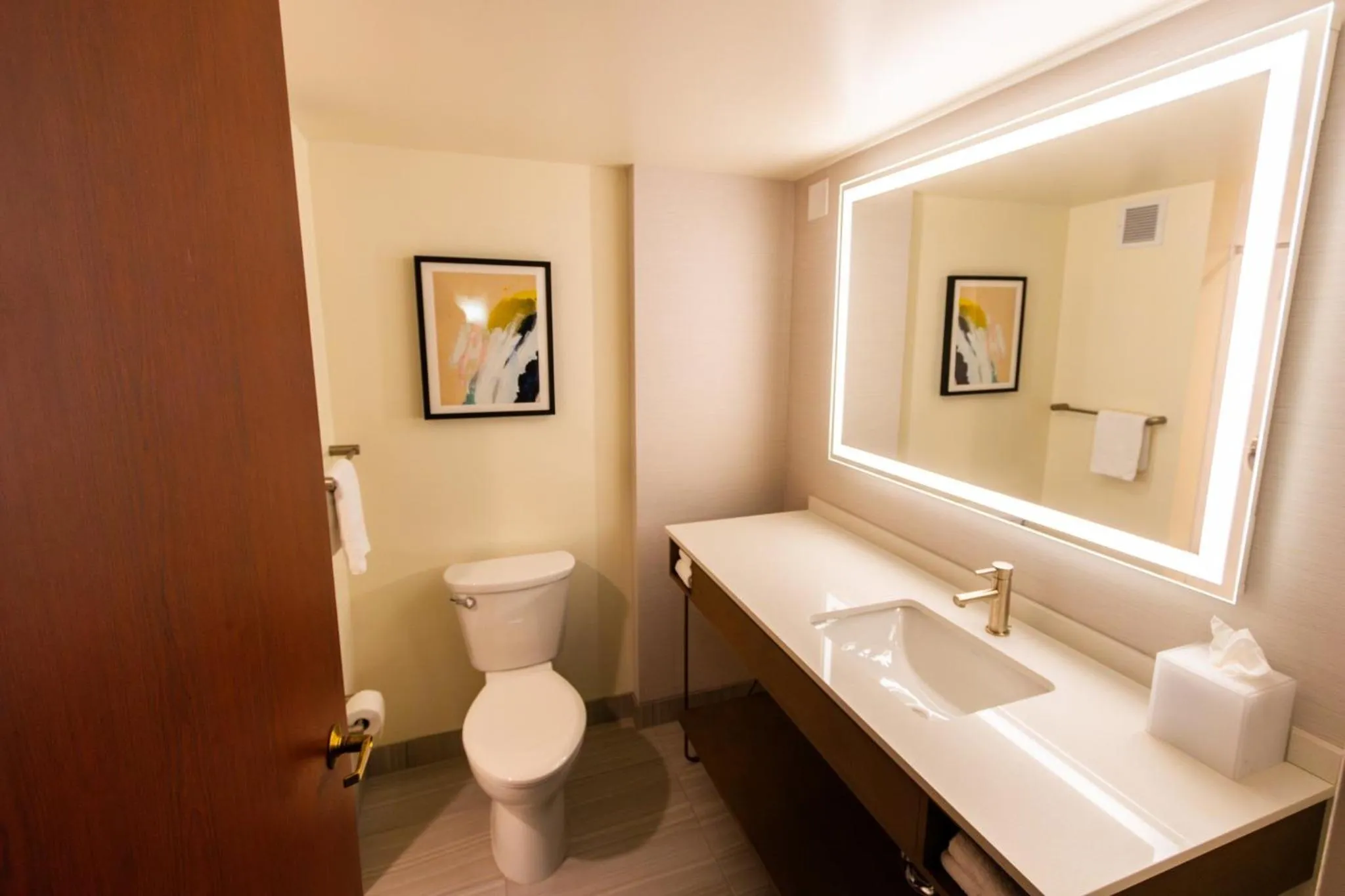 Bathroom in Crowne Plaza Cleveland at Playhouse Square by IHG