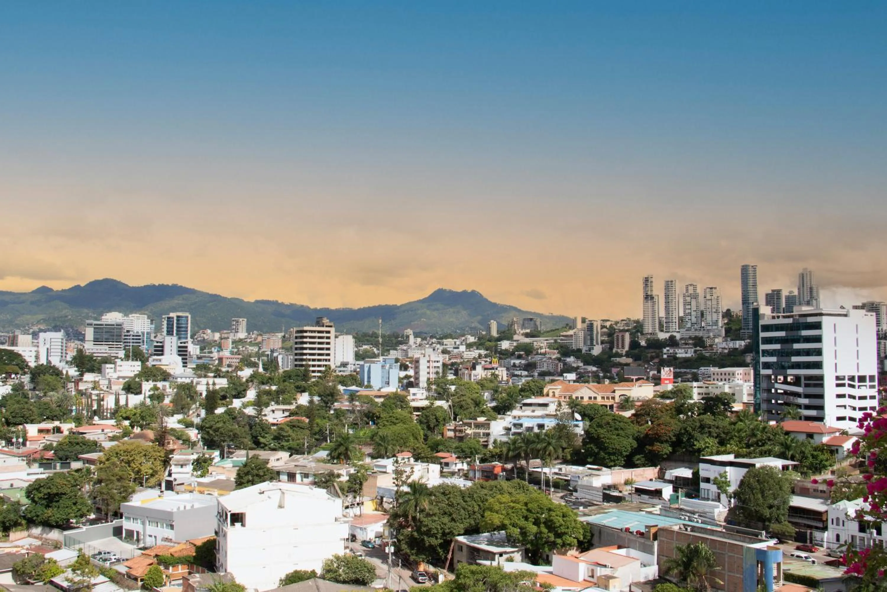 City view in Hotel Plaza San Martin