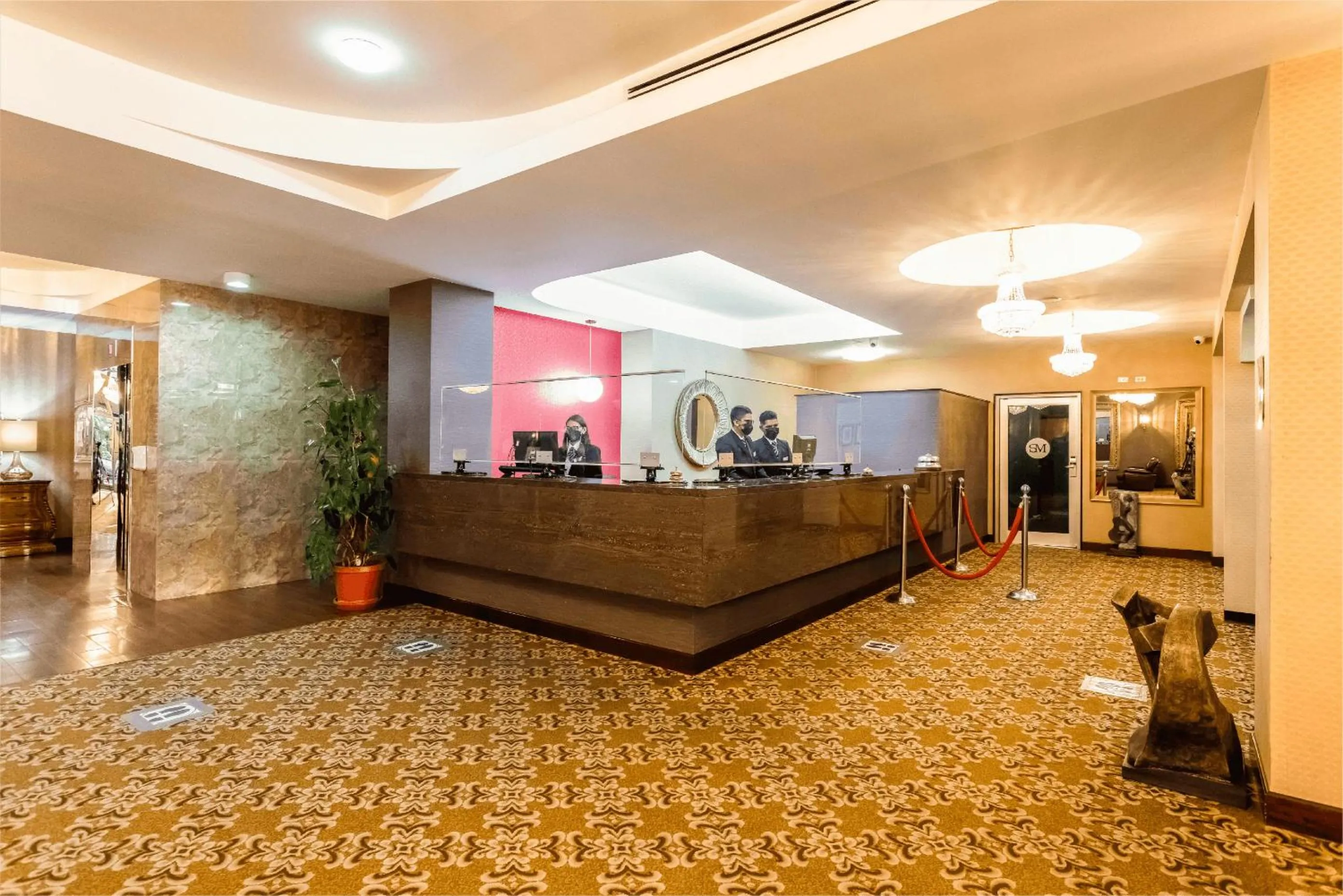 Lobby or reception in Hotel Plaza San Martin