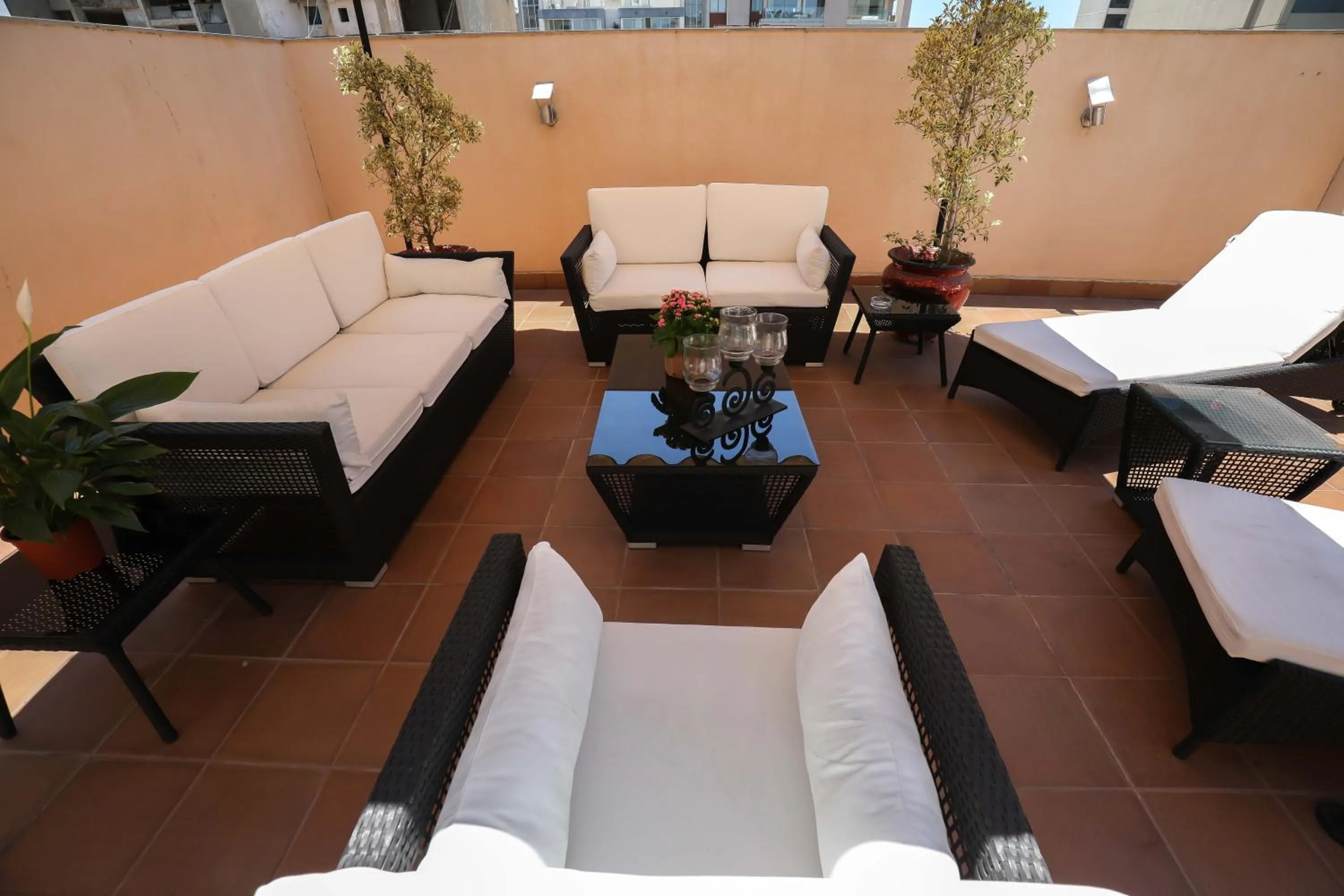 Swimming pool in Sky Suites