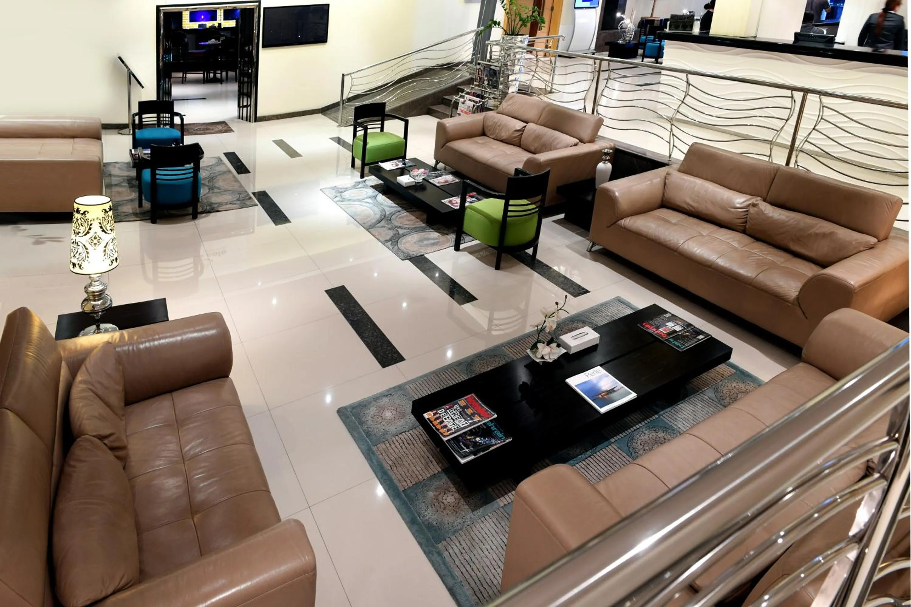Lobby or reception in Al Olaya Suites Hotel