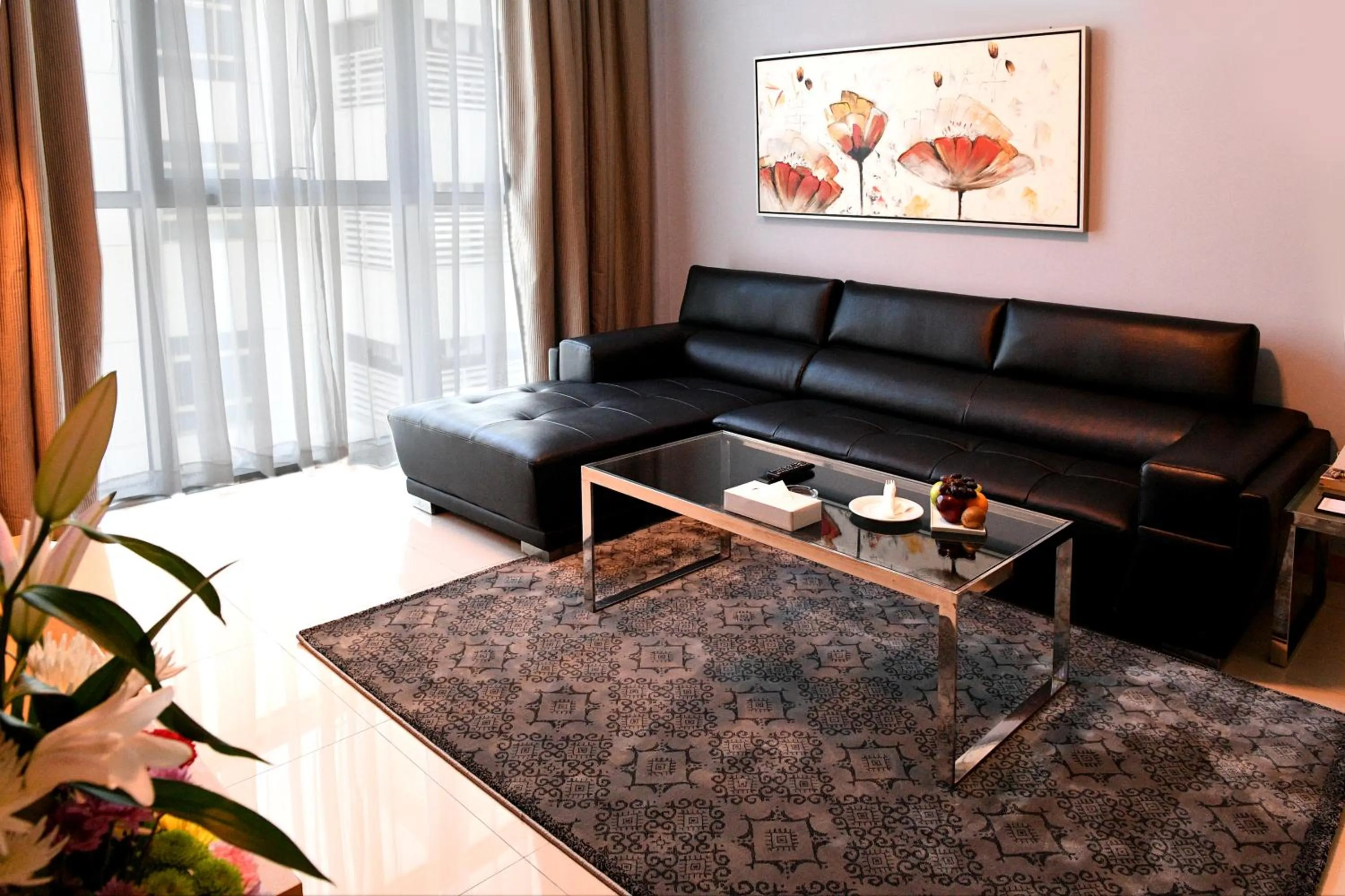 Living room in Al Olaya Suites Hotel