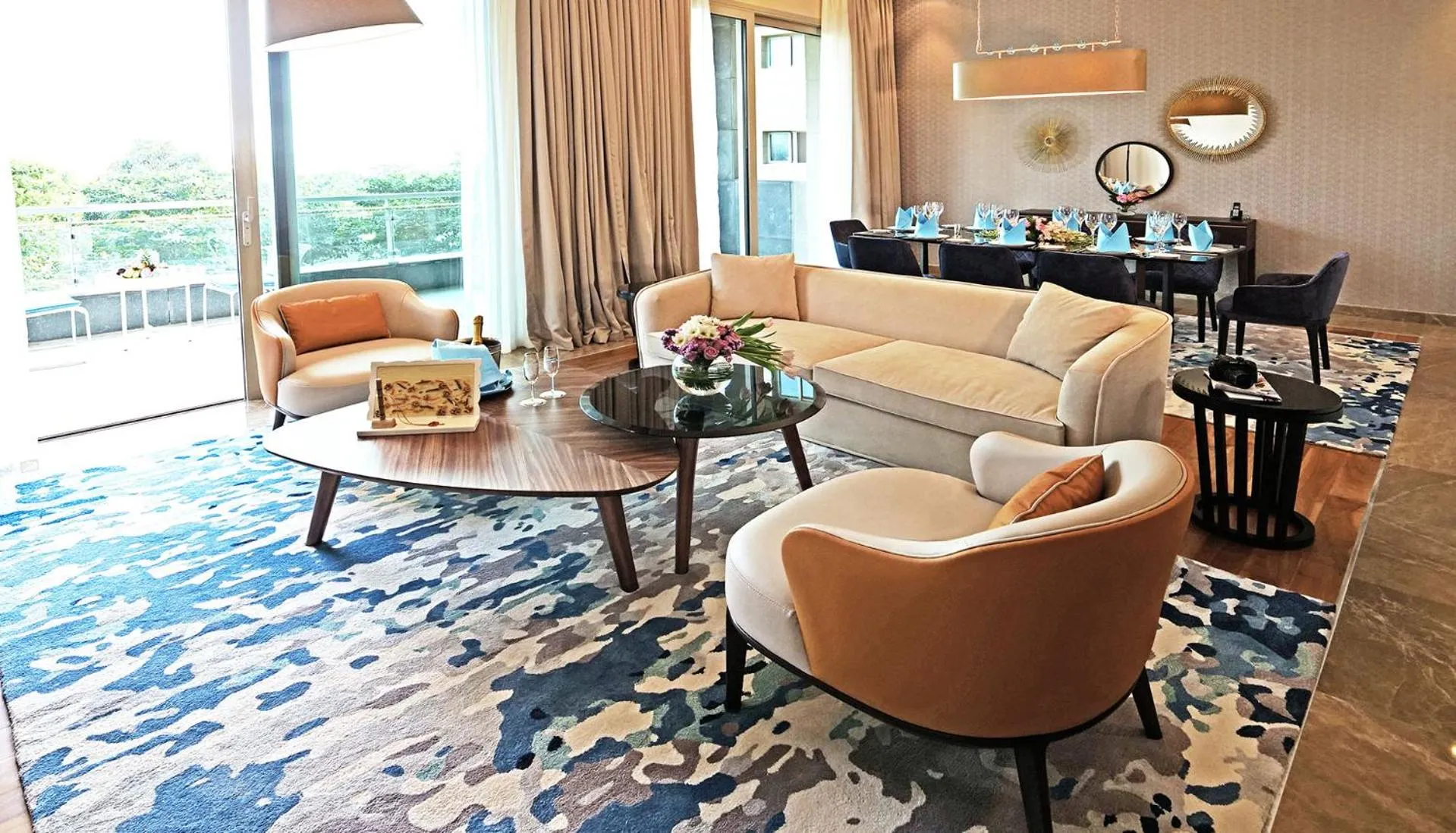 Living room in Rixos The Palm Hotel & Suites - Ultra All Inclusive