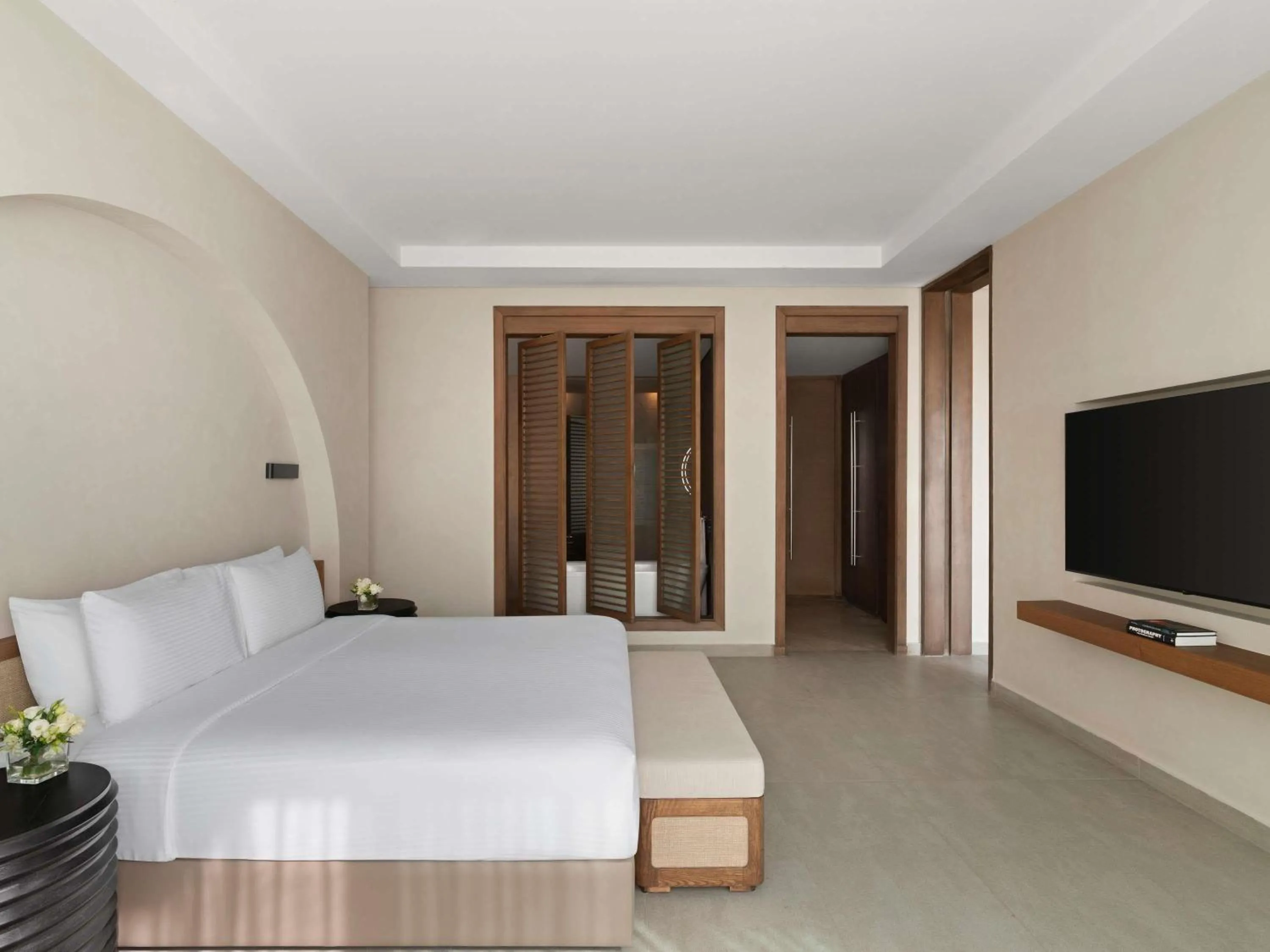 Bedroom, Bed in Rixos The Palm Hotel & Suites - Ultra All Inclusive