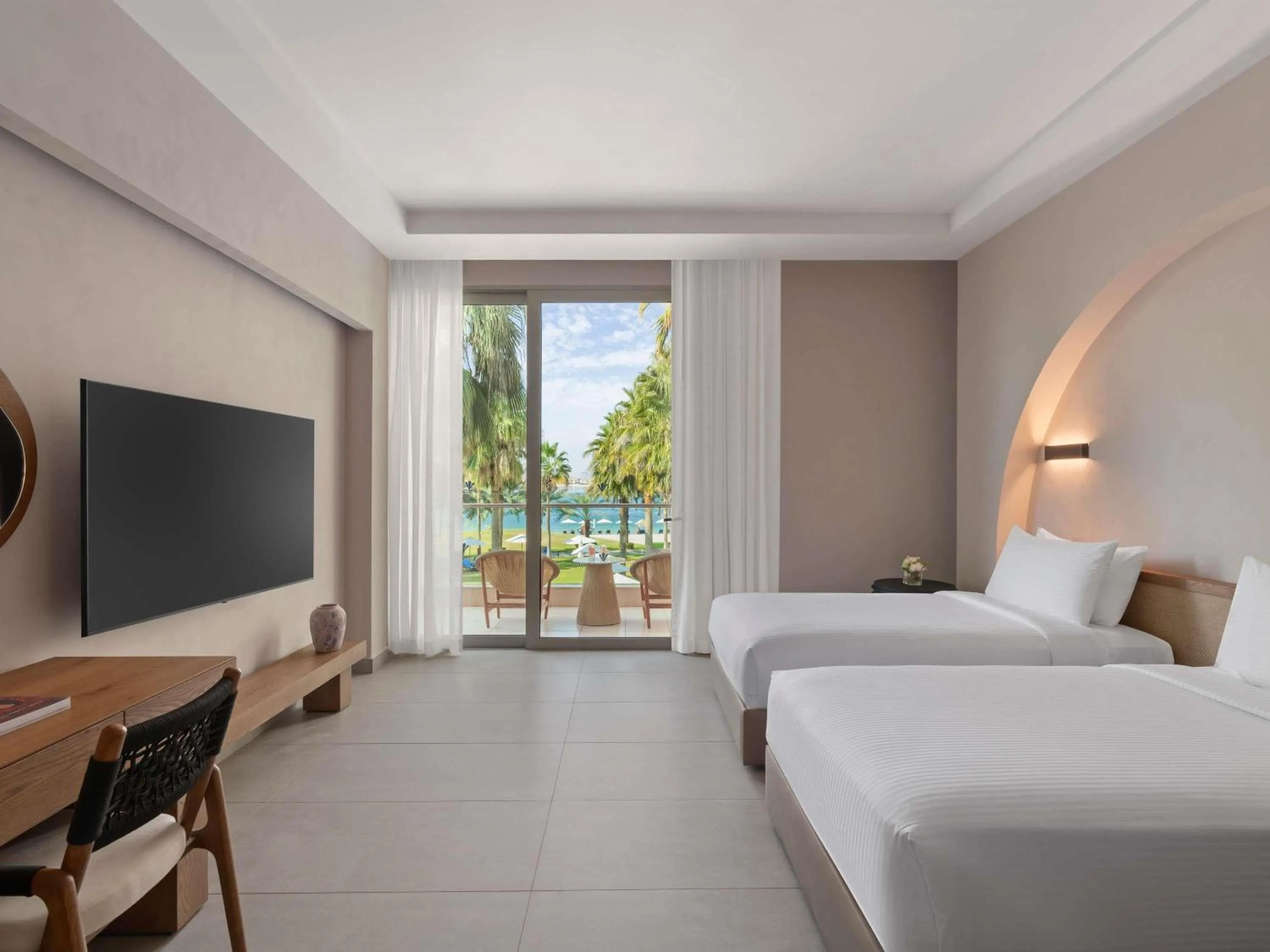 Bedroom, Bed in Rixos The Palm Hotel & Suites - Ultra All Inclusive