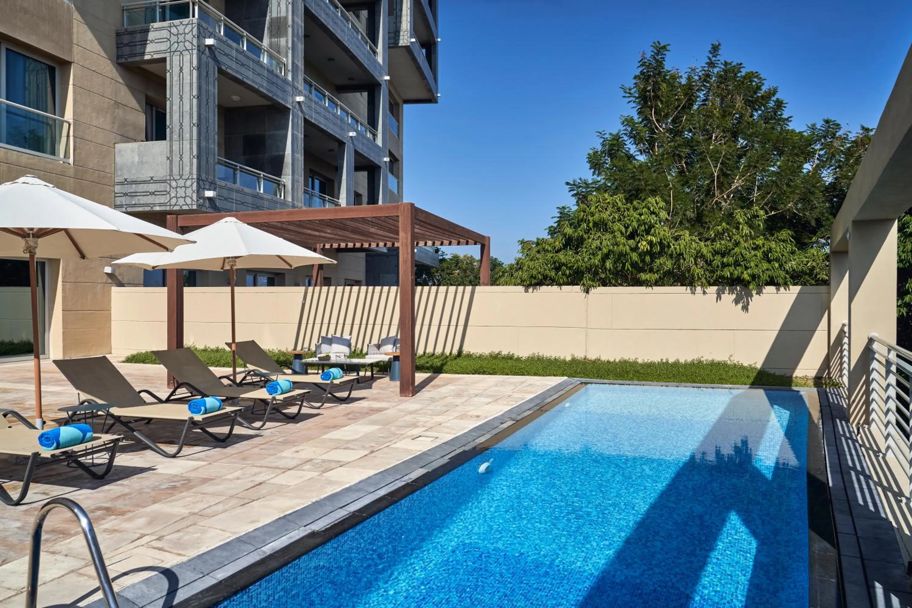 Pool view in Rixos The Palm Hotel & Suites - Ultra All Inclusive