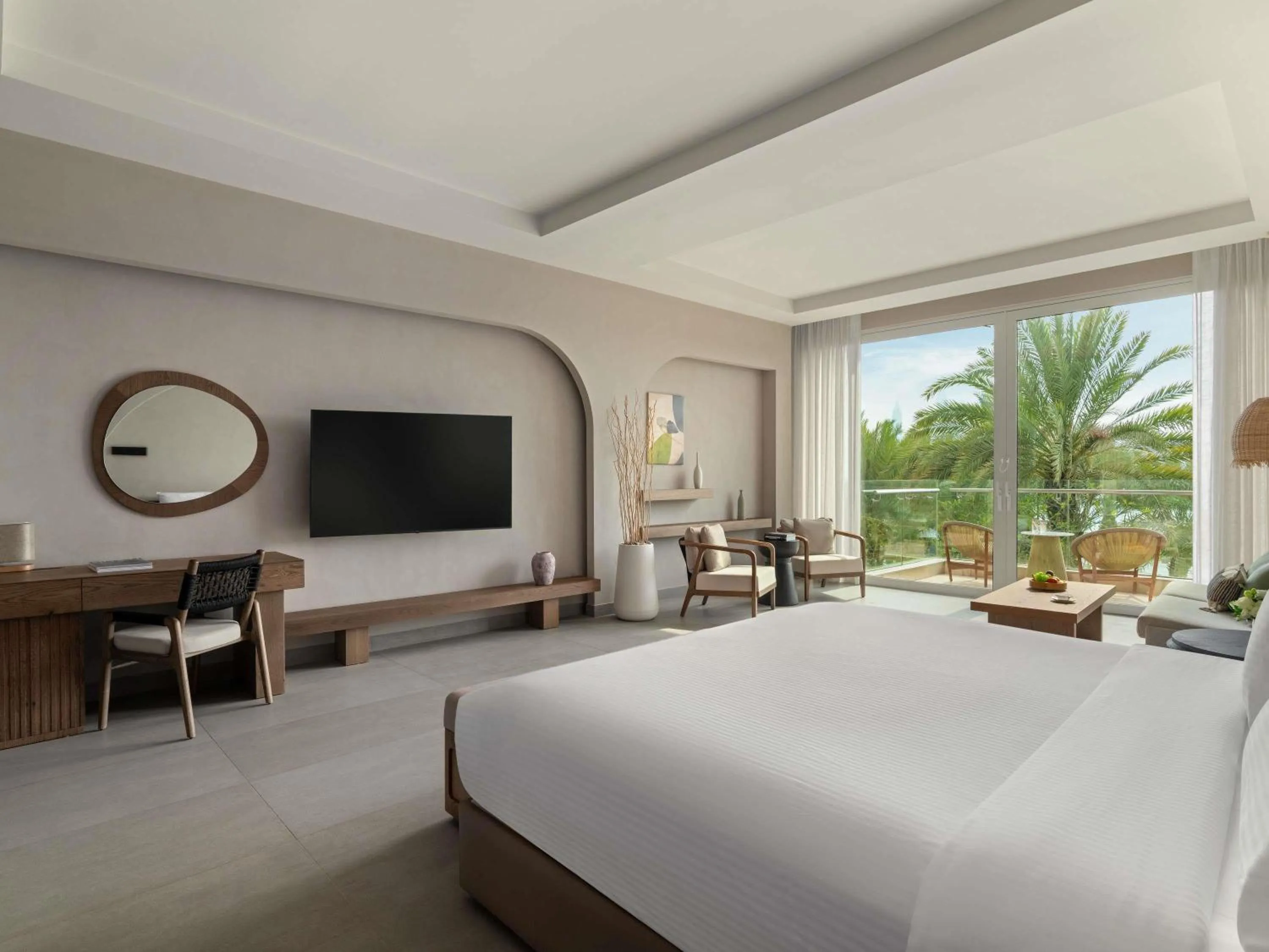 Bedroom, Bed in Rixos The Palm Hotel & Suites - Ultra All Inclusive