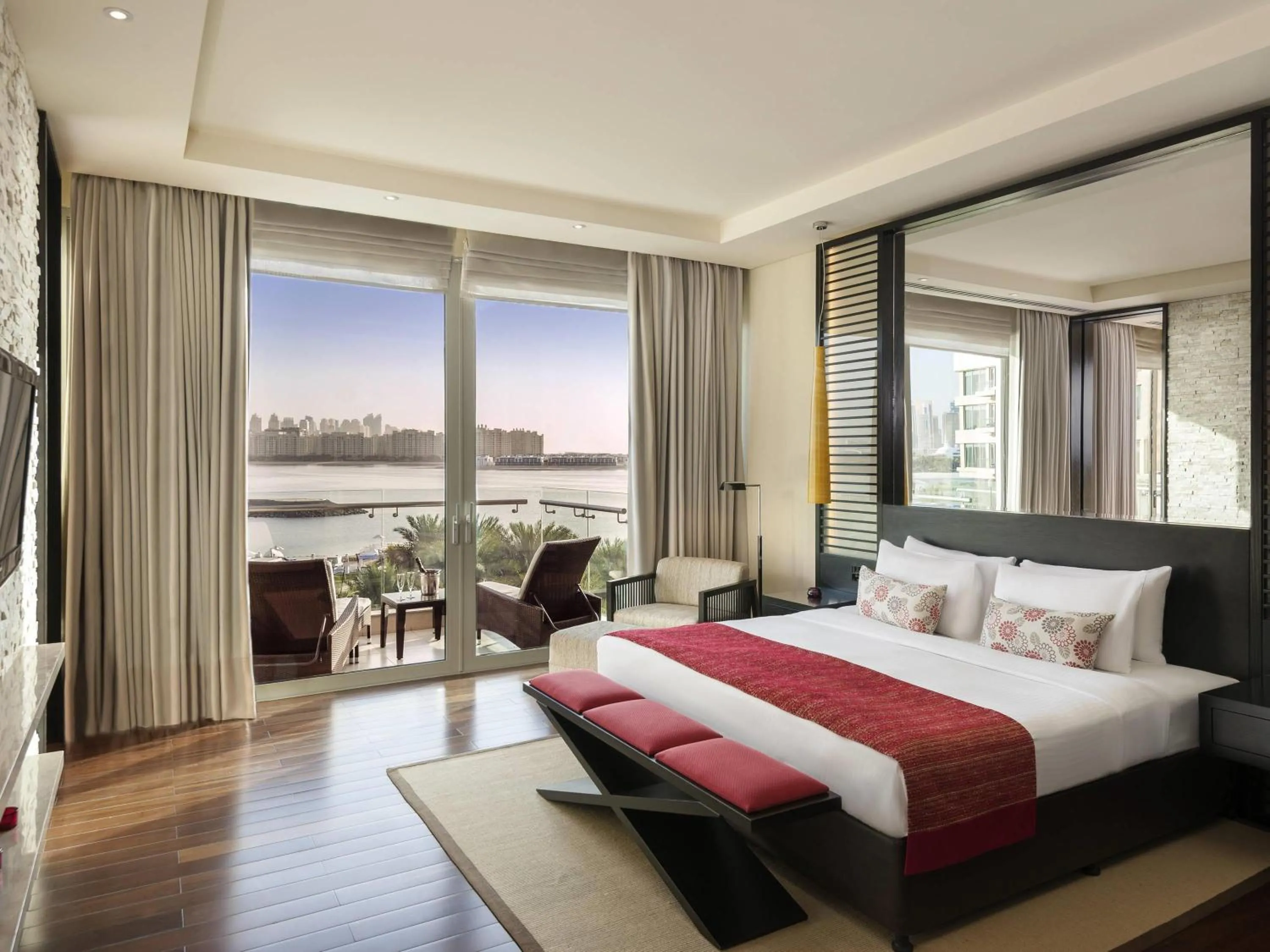 Bedroom, Bed in Rixos The Palm Hotel & Suites - Ultra All Inclusive