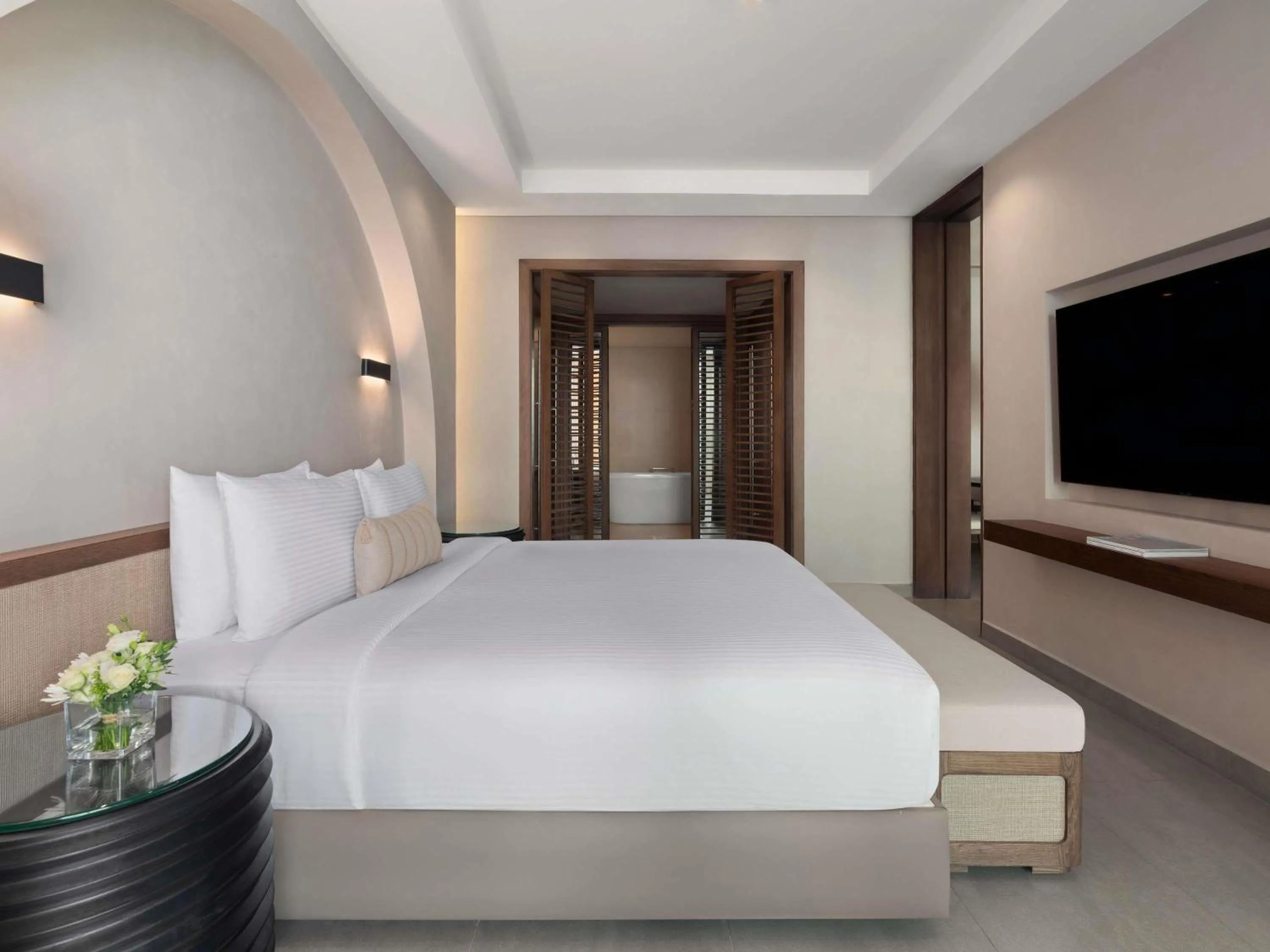 Bedroom, Bed in Rixos The Palm Hotel & Suites - Ultra All Inclusive