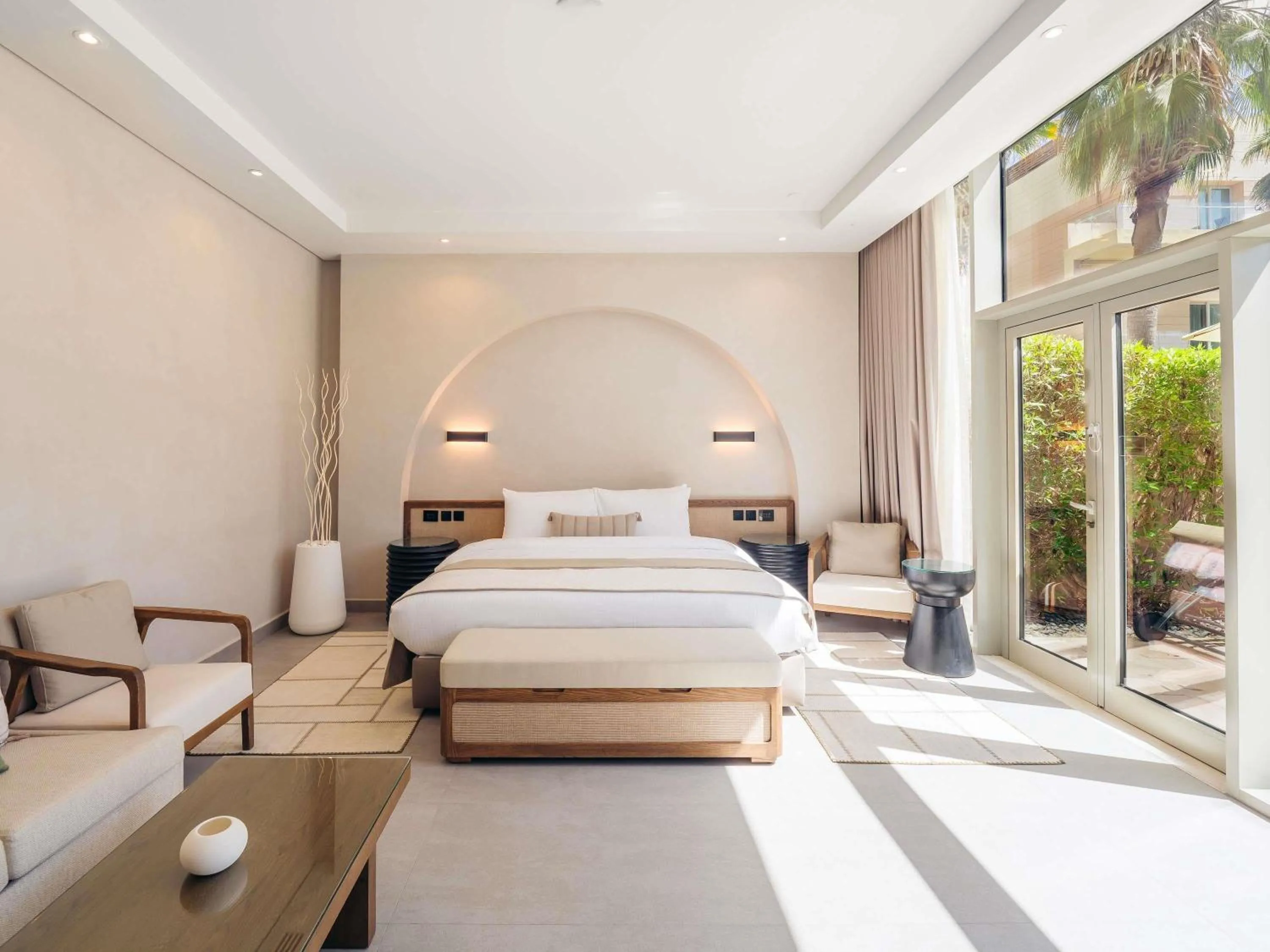 Bedroom, Bed in Rixos The Palm Hotel & Suites - Ultra All Inclusive