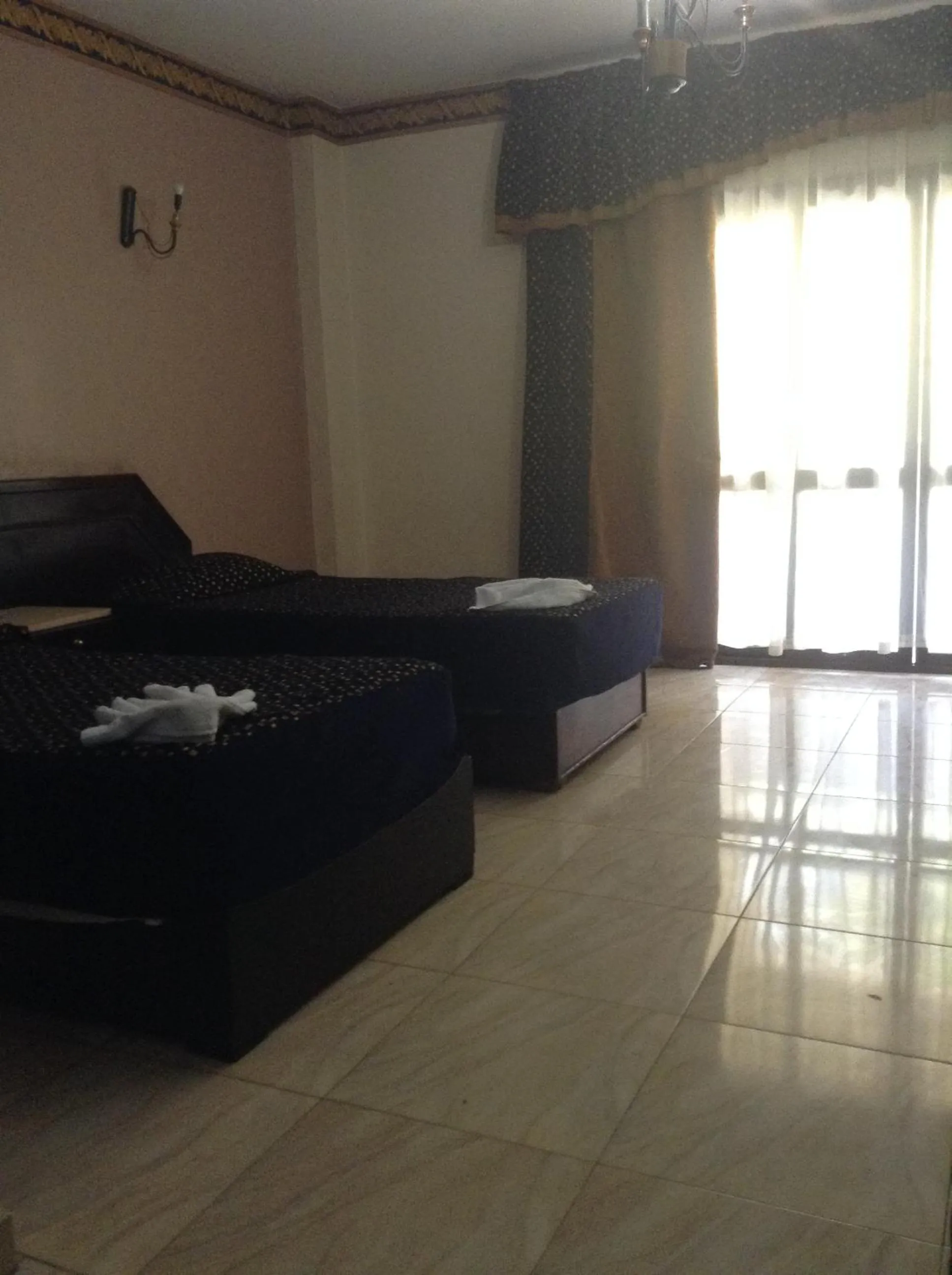 Bed in Mayorca Hotel Cairo