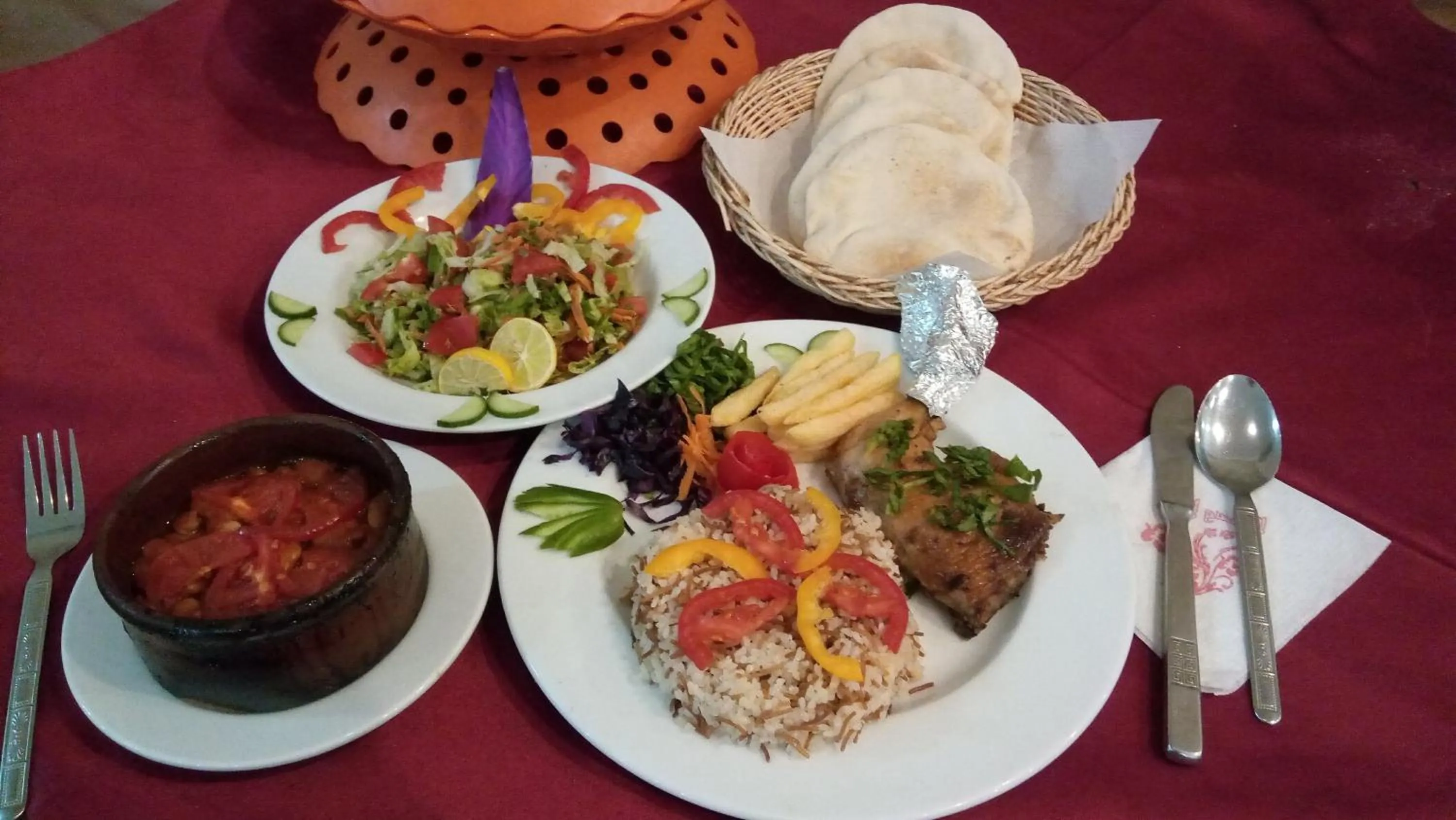 Food in Mayorca Hotel Cairo