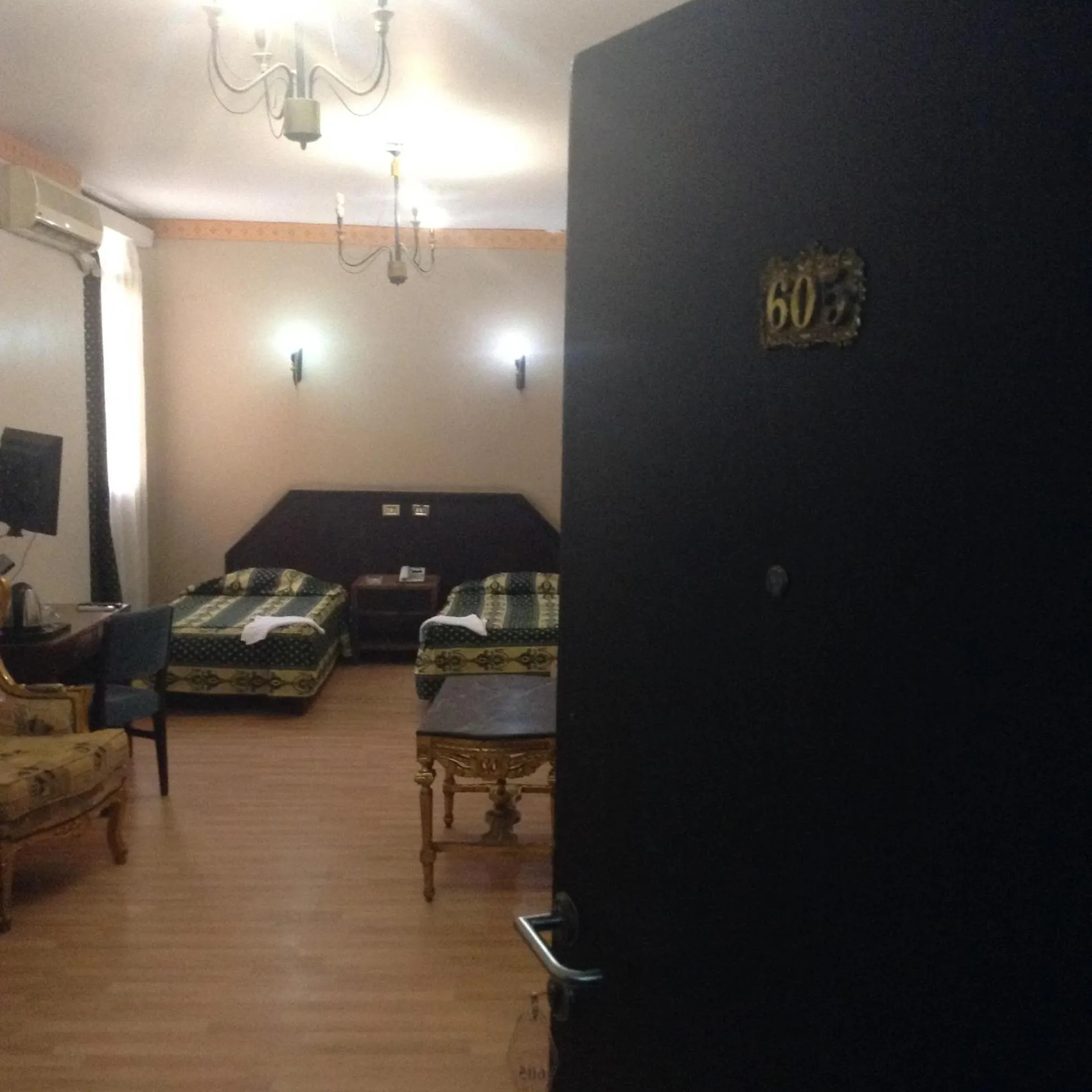 Bed in Mayorca Hotel Cairo