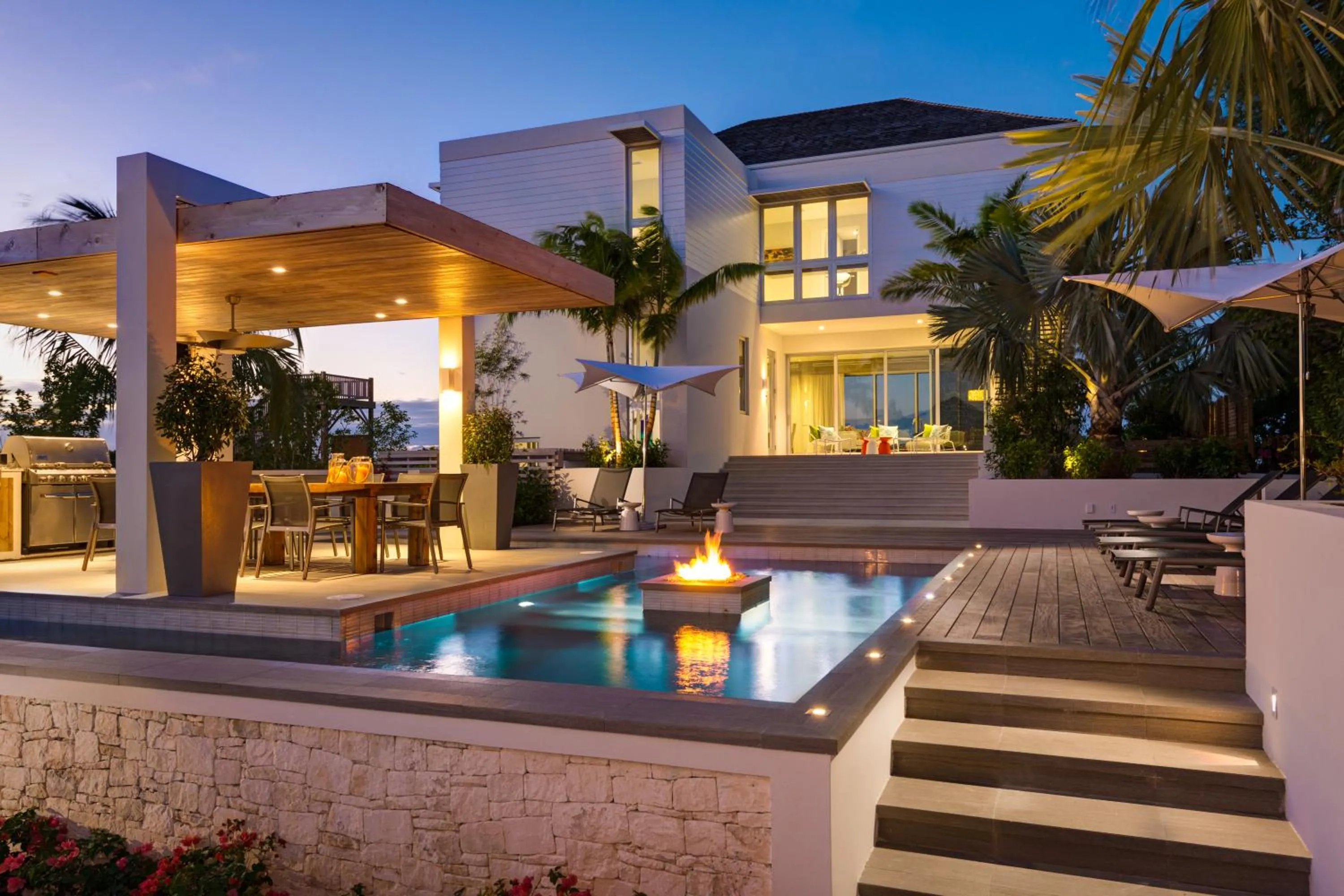 Patio in Grace Bay Club