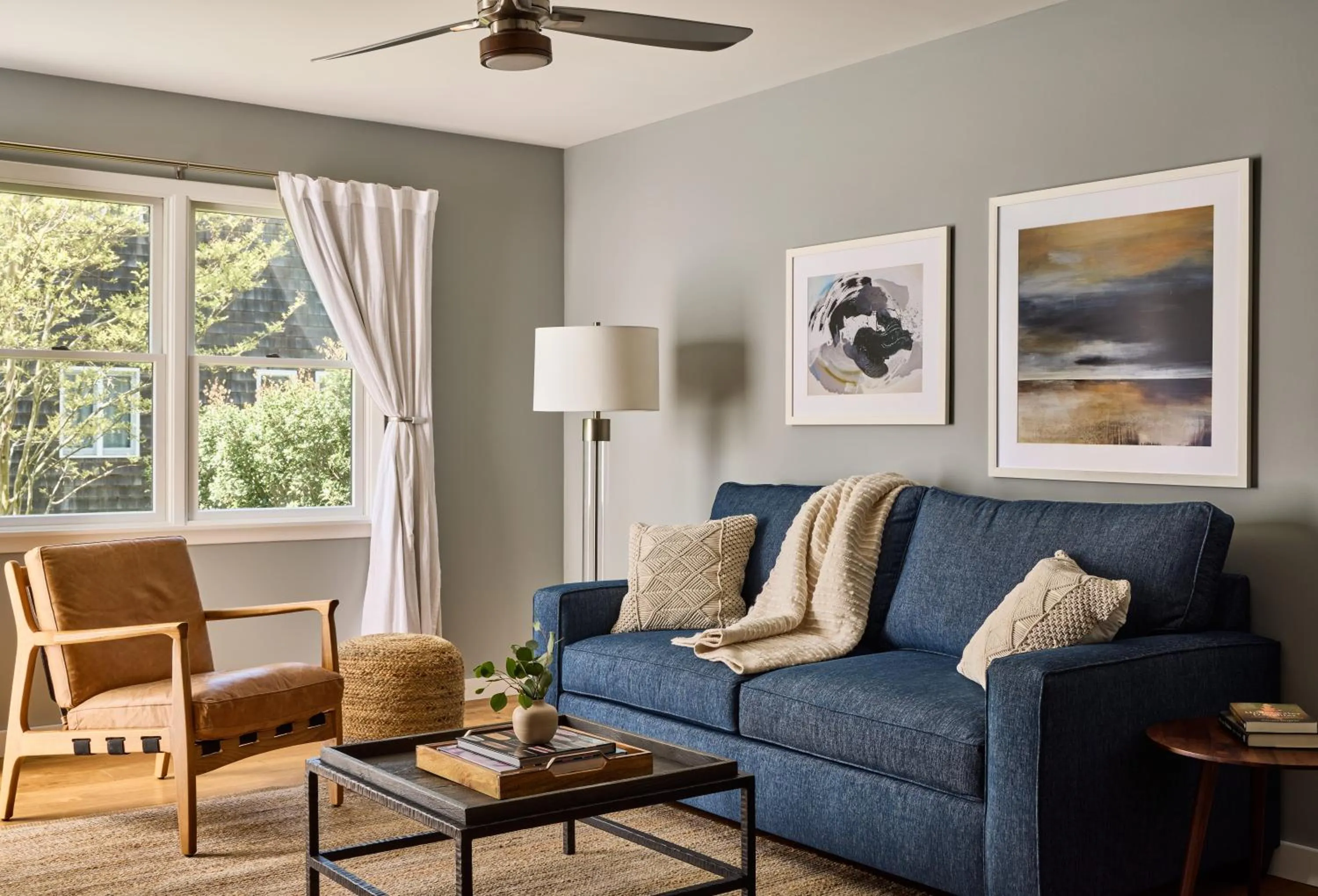 Seating area in Journey East Hampton